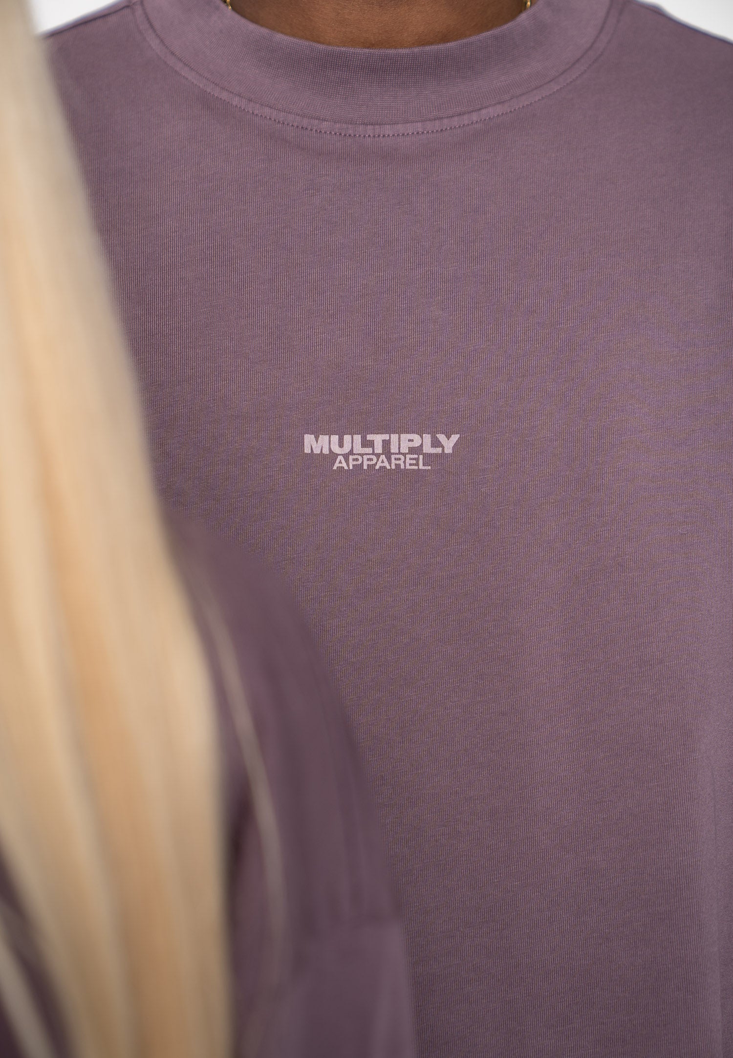 Multiply Apparel Longsleeve THORN Black Plum – weitere Ansicht 8