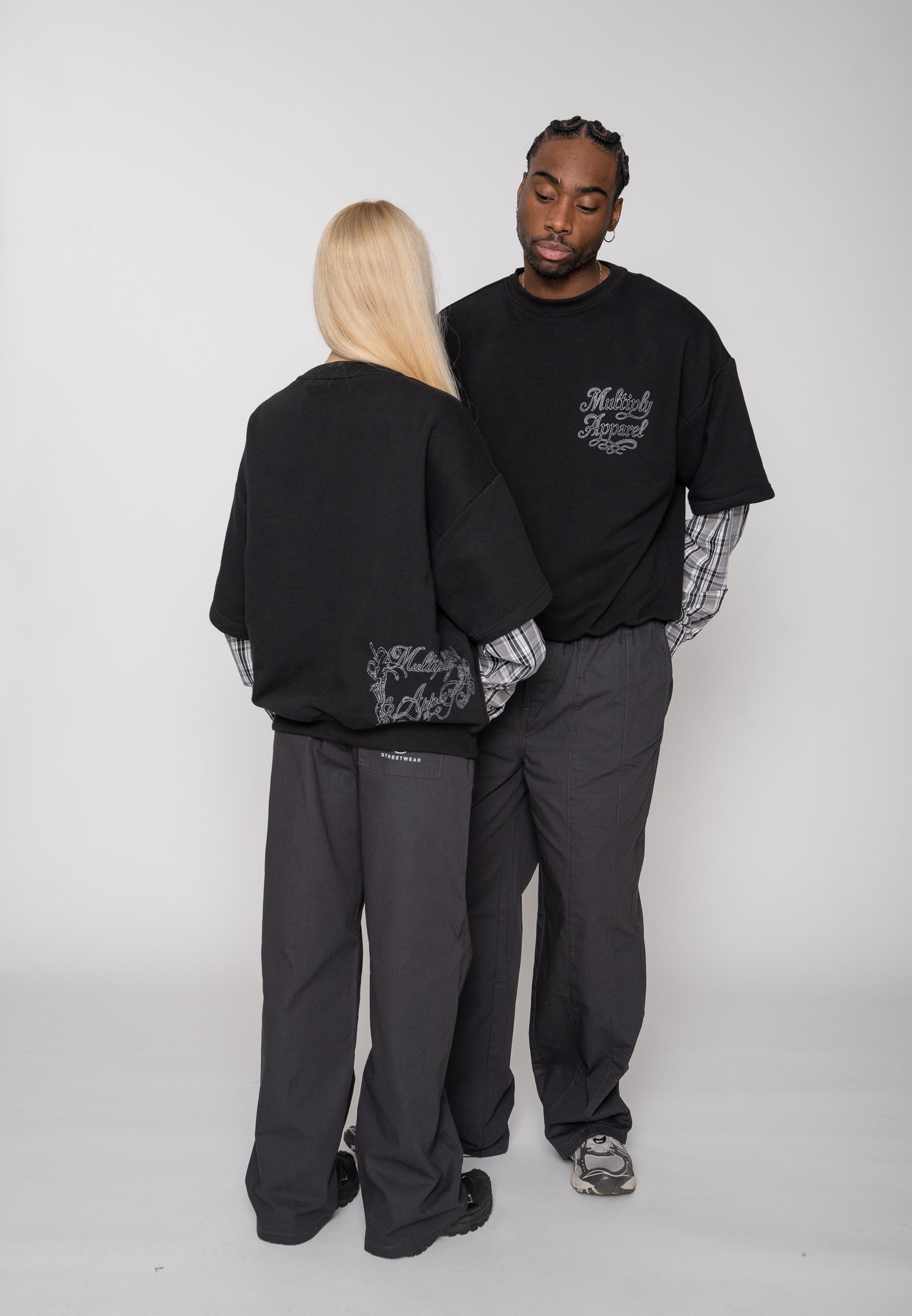 Multiply Apparel Oversize Sweatshirt HARMONY Black – weitere Ansicht 6