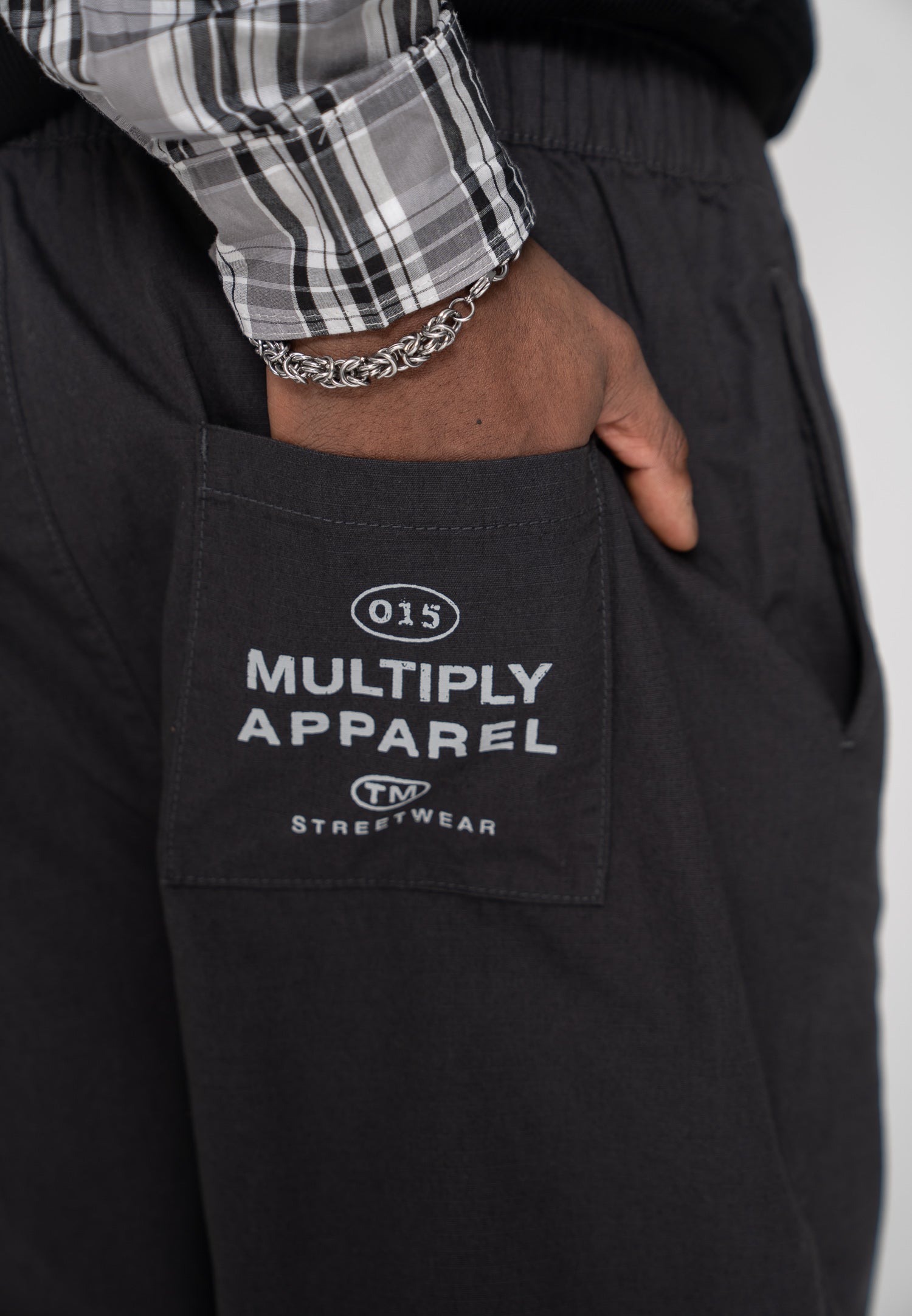 Multiply Apparel Trouseres INVERT Phantom Washed – weitere Ansicht 3