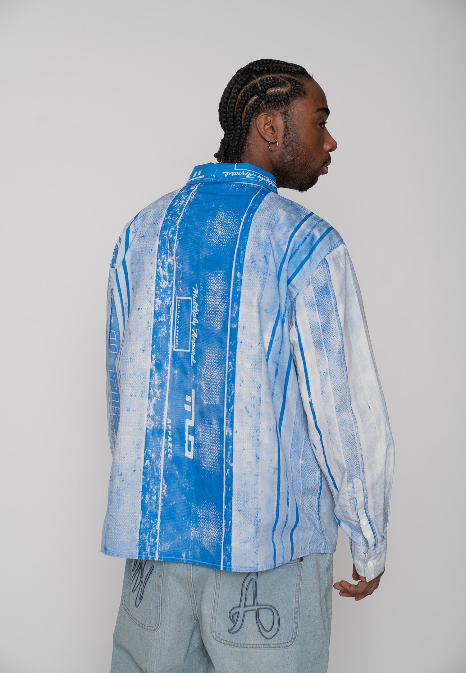 Multiply Apparel Shirt MOTORCROSS Vasporous Gray – weitere Ansicht 6