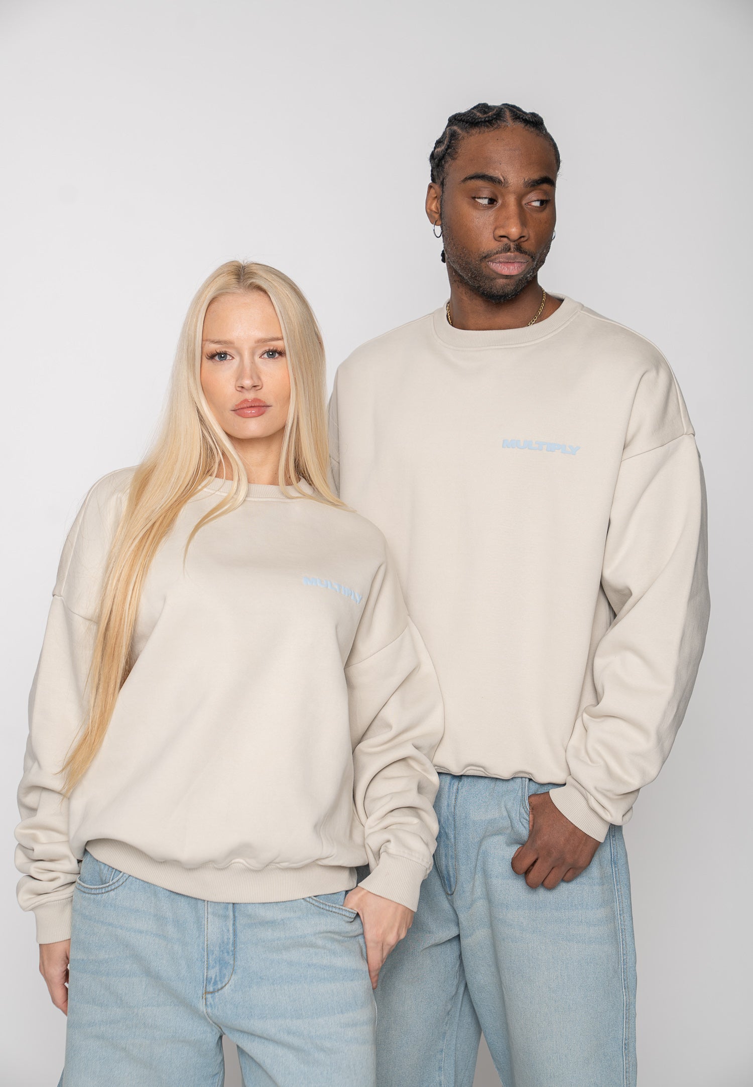 Multiply Apparel Sweatshirt MULTIPLY Moonstruck – weitere Ansicht 4