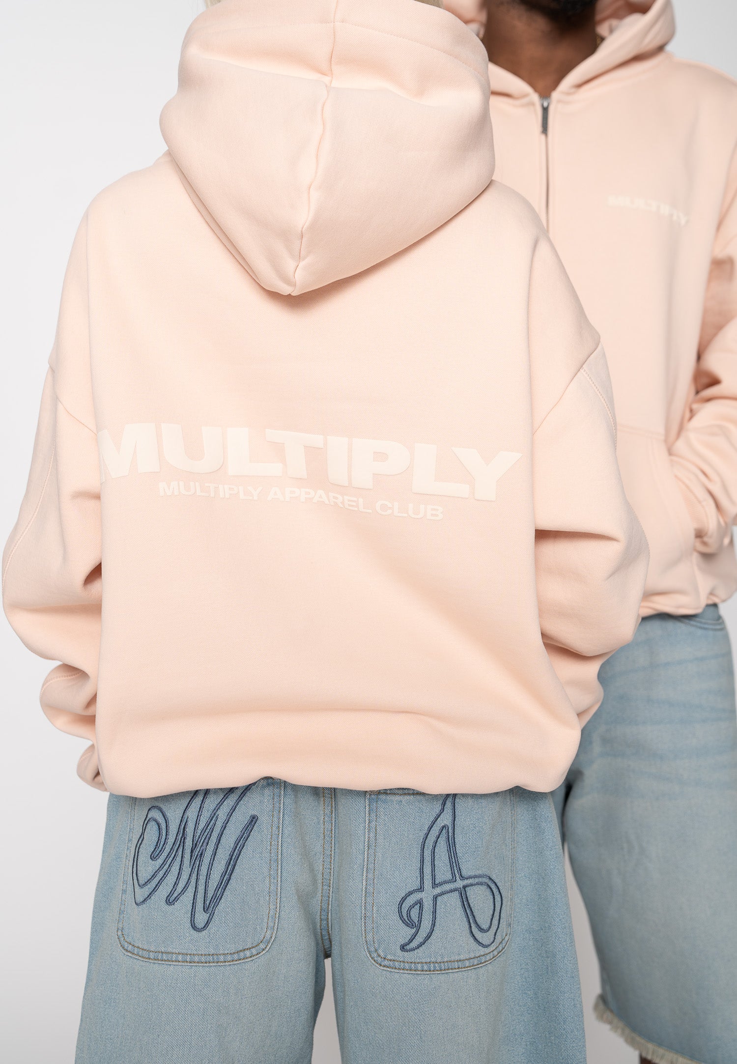 Multiply Apparel Zip Hoodie MULTIPLY Peach Powder – weitere Ansicht 5