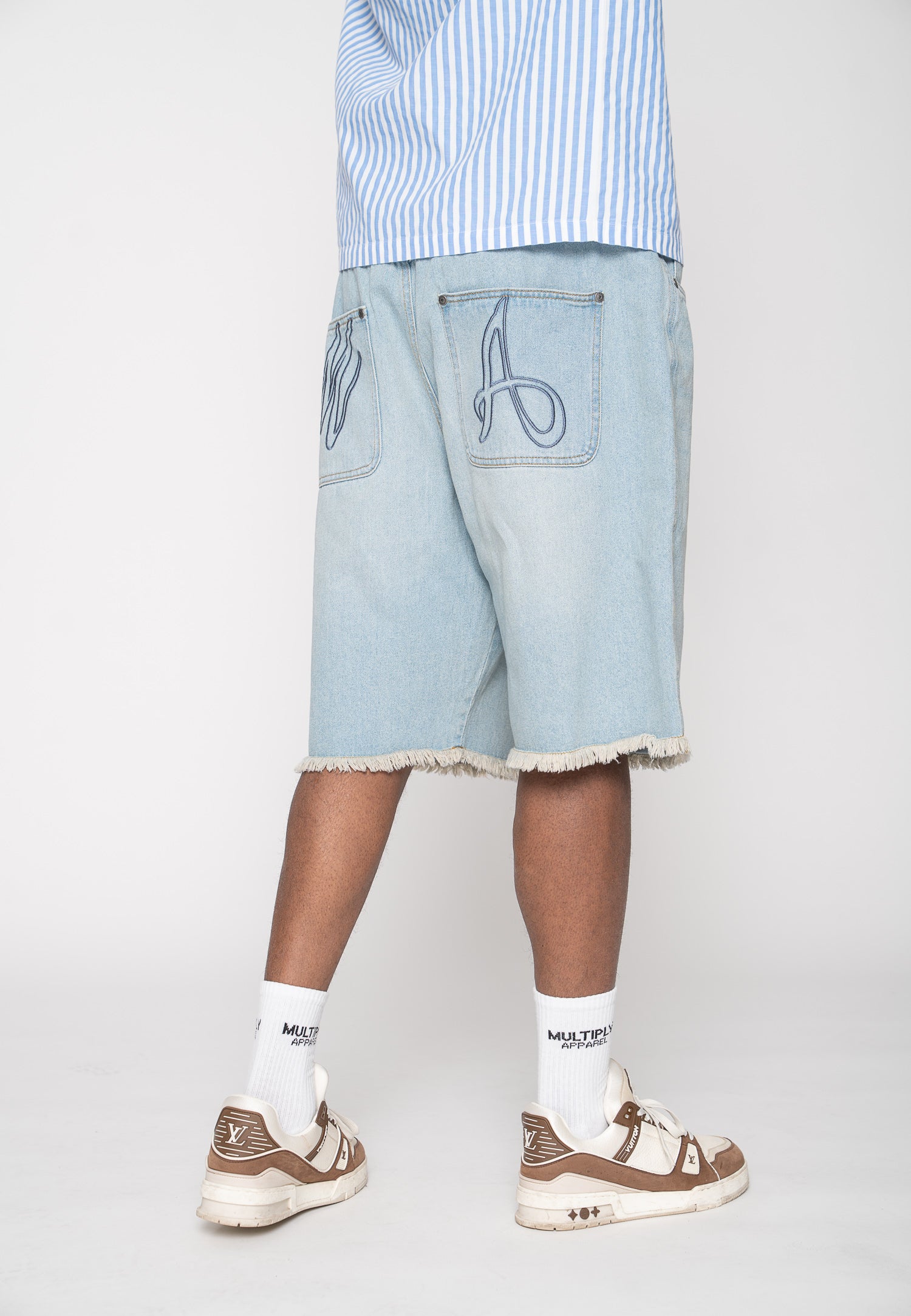 Multiply Apparel Jorts ETERNAL Blue Sand – weitere Ansicht 2