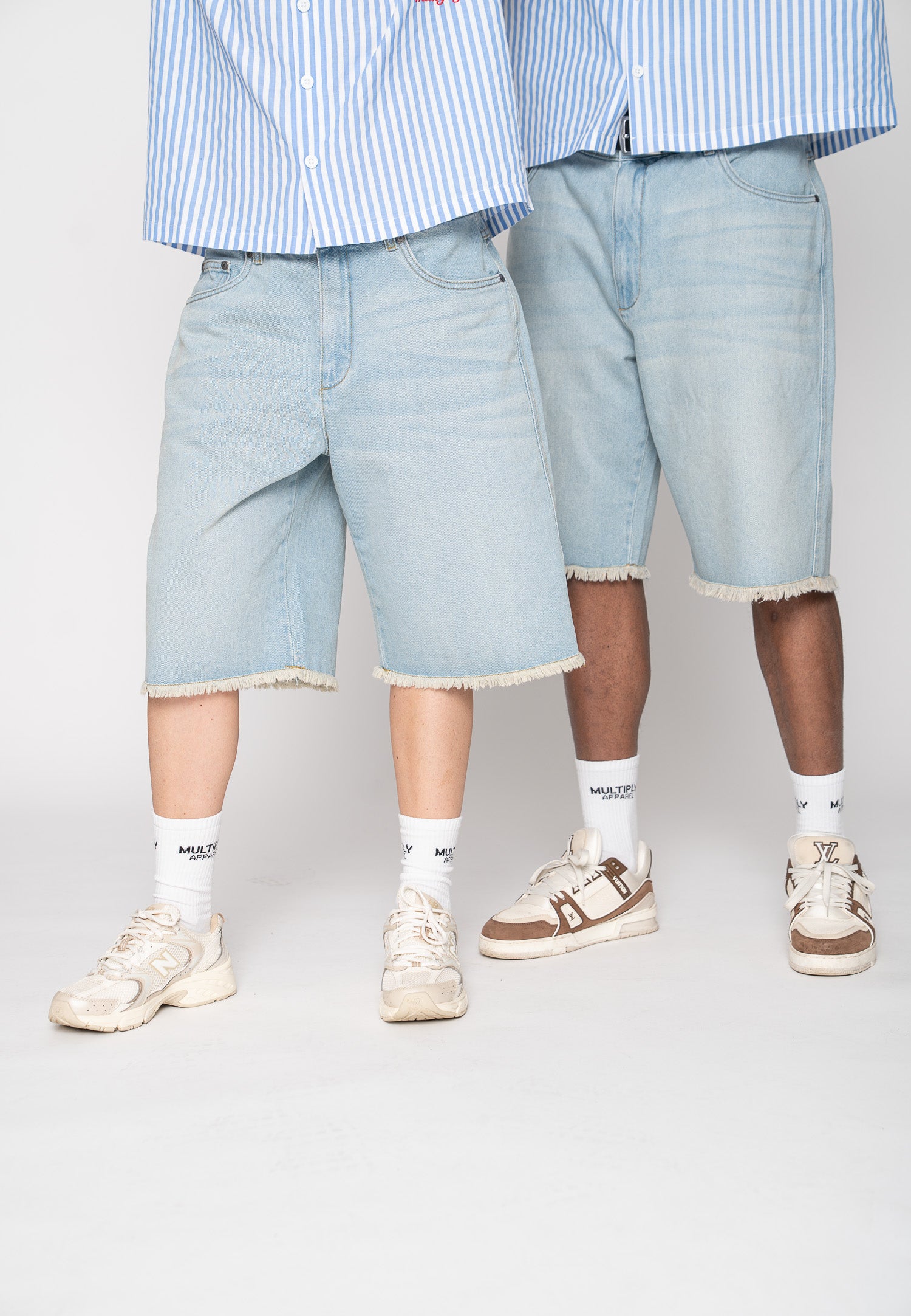 Multiply Apparel Jorts ETERNAL Blue Sand – weitere Ansicht 3