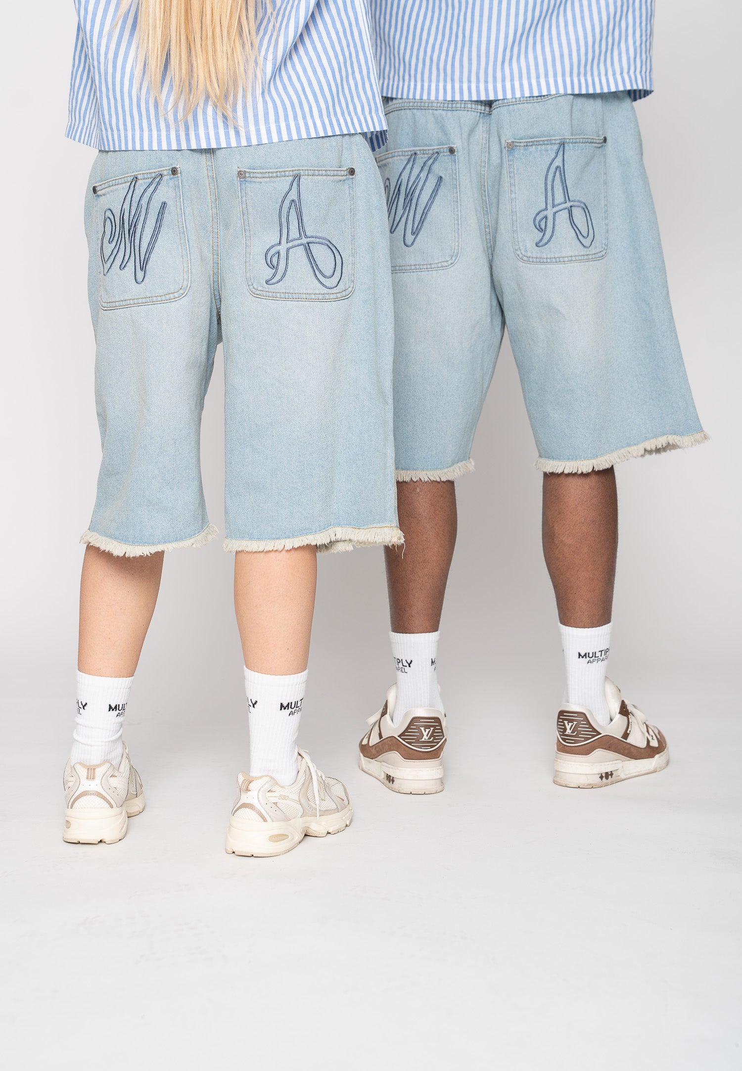 Multiply Apparel Jorts ETERNAL Blue Sand – weitere Ansicht 4