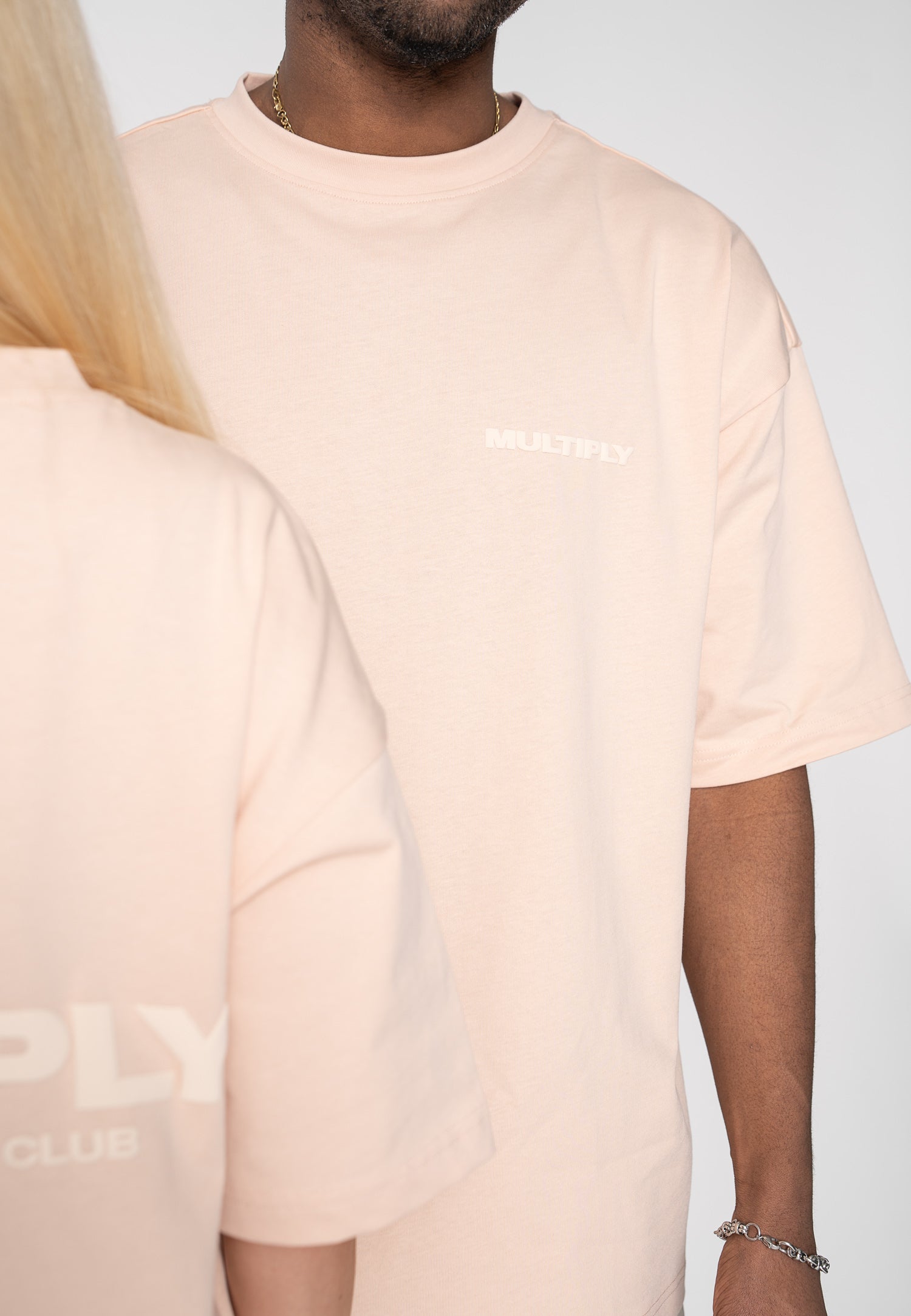 Multiply Apparel Oversize T-shirt MULTIPLY Peach Powder – weitere Ansicht 5