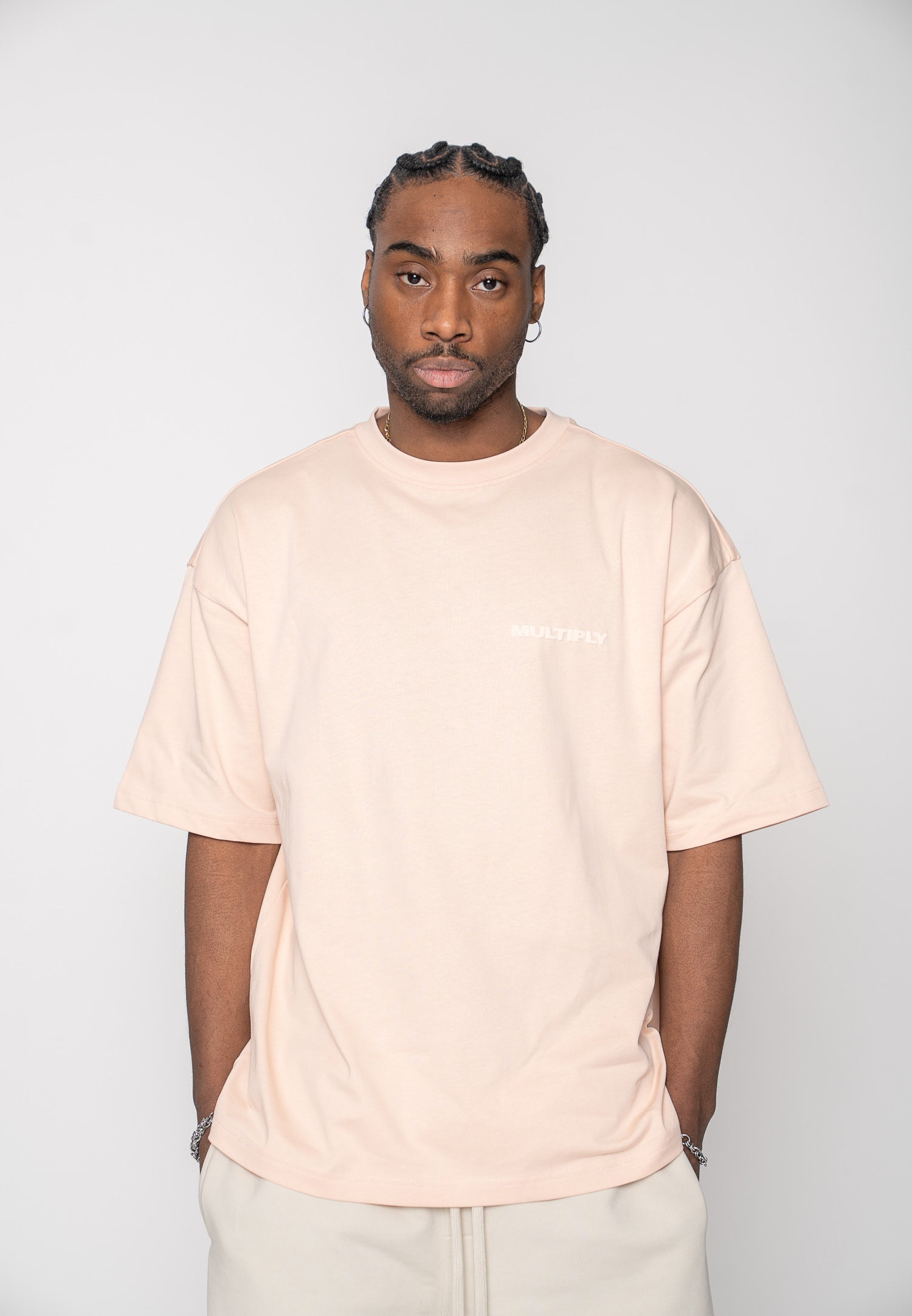 Multiply Apparel Oversize T-shirt MULTIPLY Peach Powder – weitere Ansicht 6