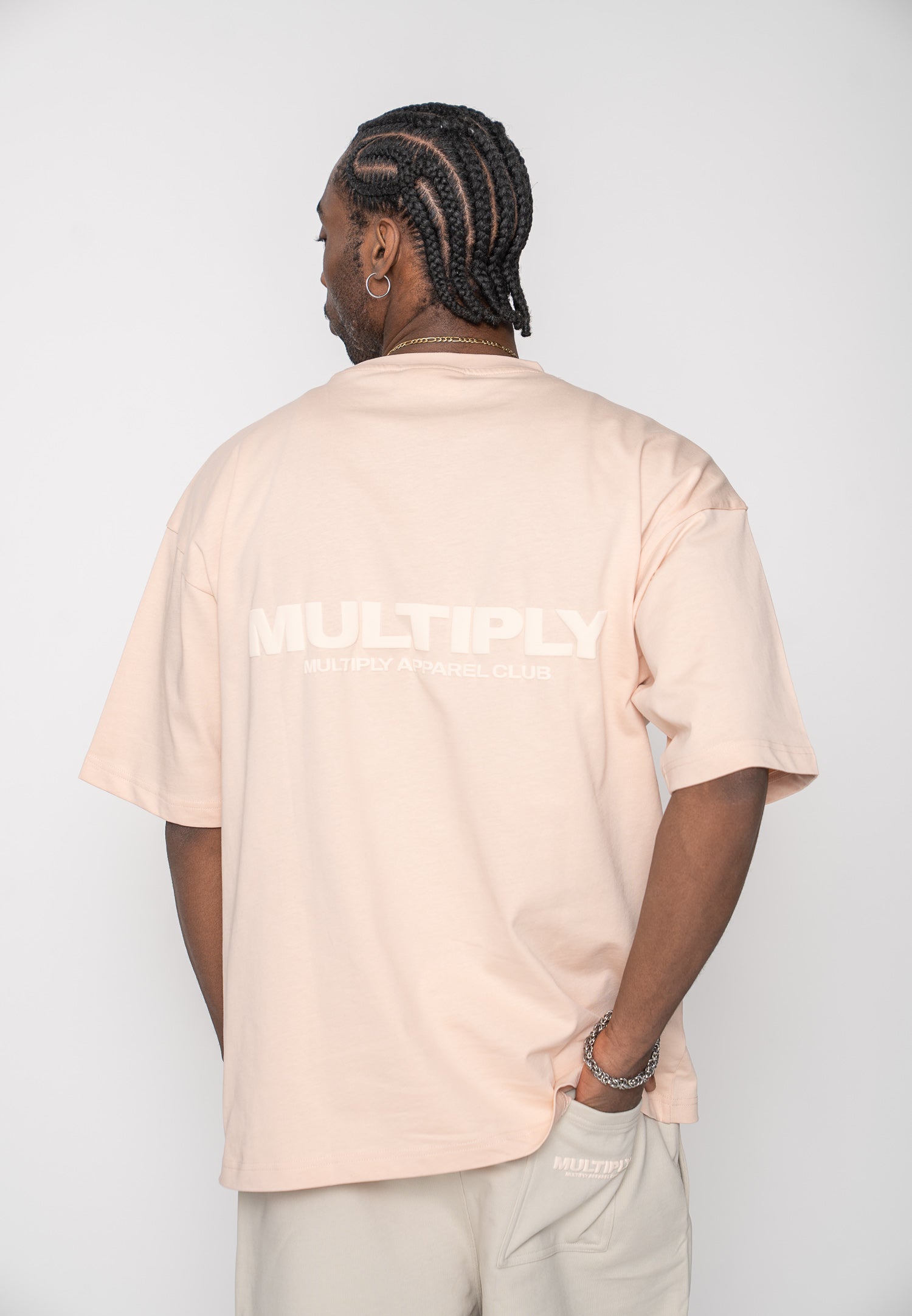 Multiply Apparel Oversize T-shirt MULTIPLY Peach Powder – weitere Ansicht 7
