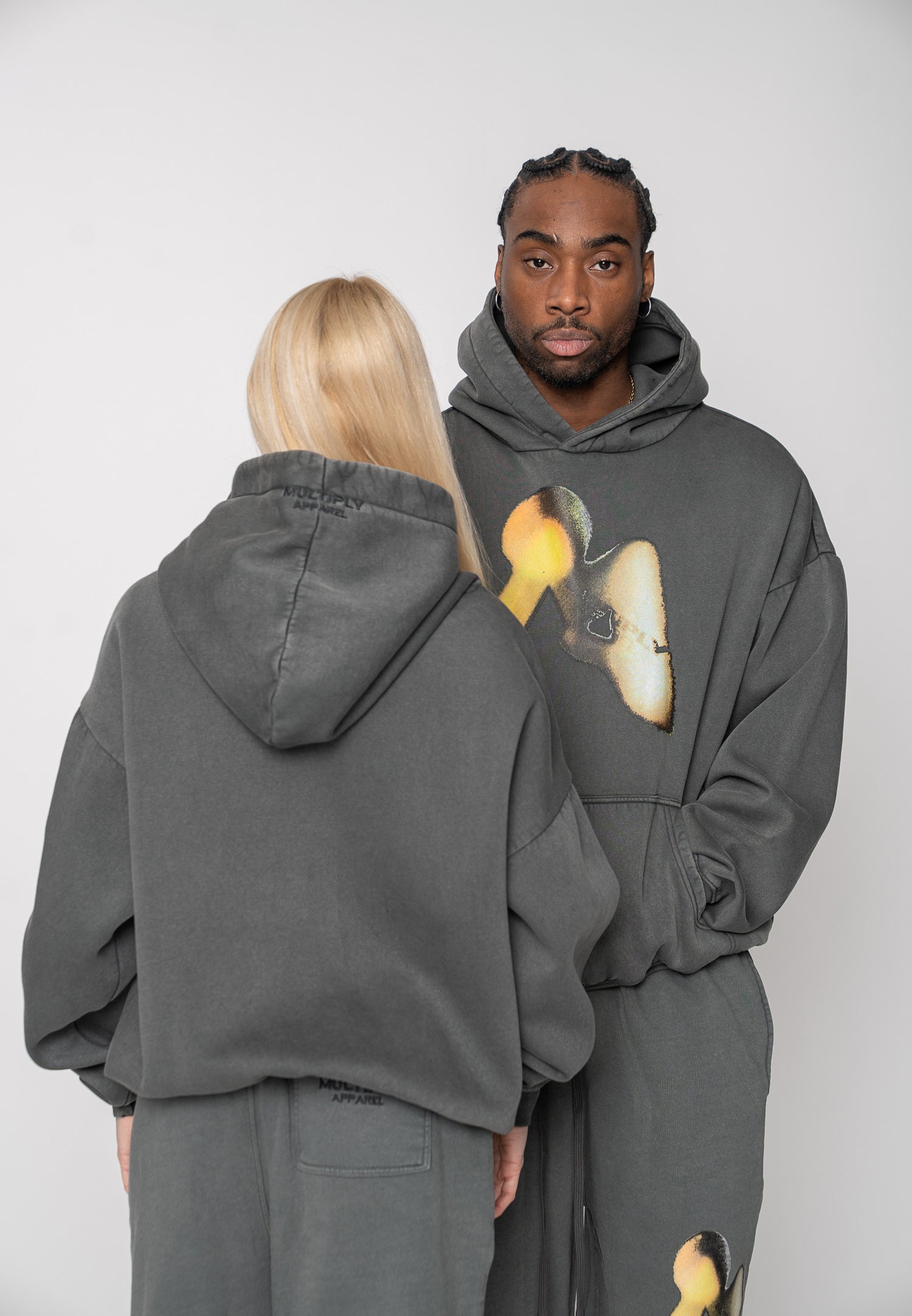 Oversize Hoodie SPOTLIGHTS Phantom Washed