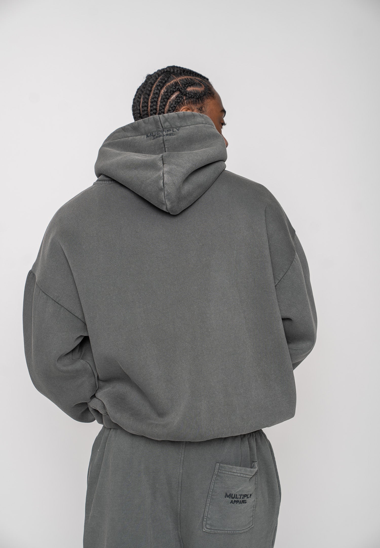 Multiply Apparel Oversize Hoodie SPOTLIGHTS Phantom Washed – weitere Ansicht 6