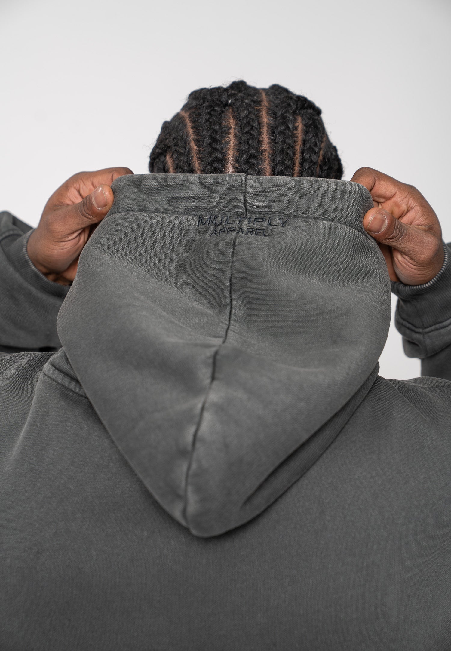 Multiply Apparel Oversize Hoodie SPOTLIGHTS Phantom Washed – weitere Ansicht 7