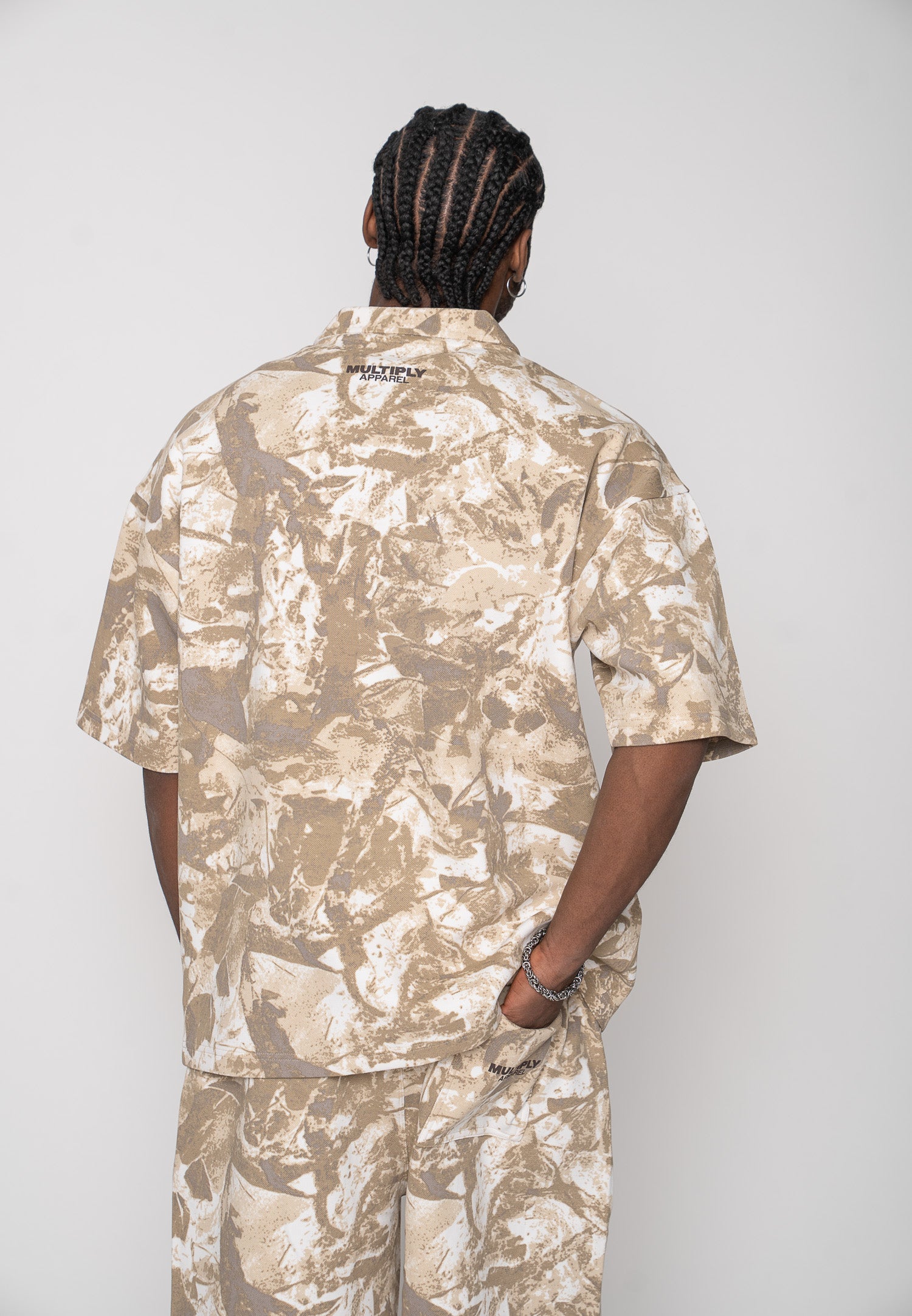 Multiply Apparel Oversize Short Sleeve Polo FOLIAGE Weathered Teak – weitere Ansicht 6