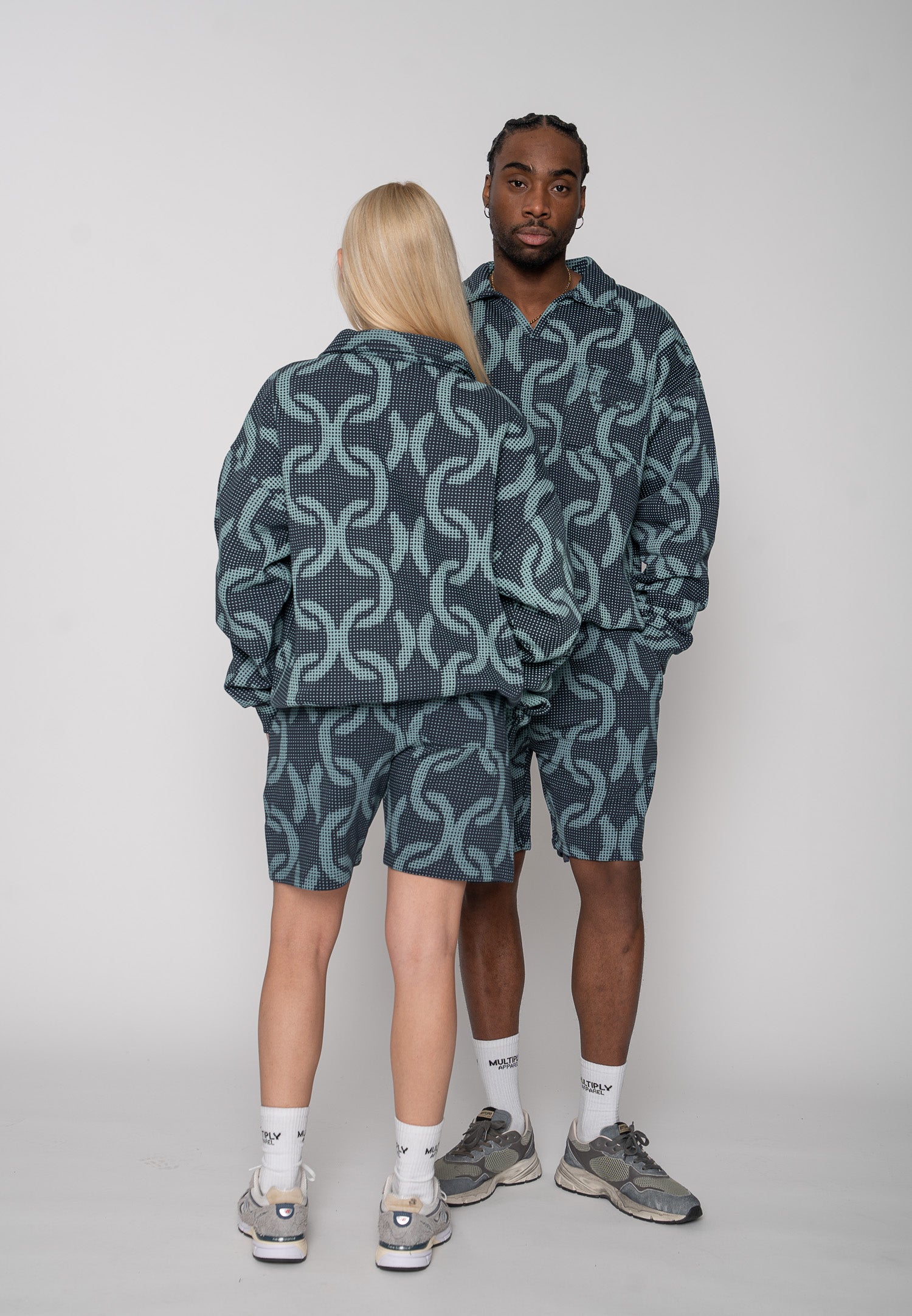 Multiply Apparel Sweatshirt CABLE Midnight Navy – weitere Ansicht 3