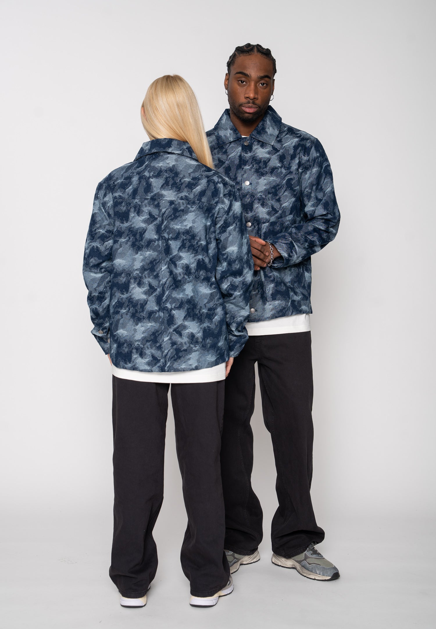 Multiply Apparel Worker Jacket RIPPLE Midnight Navy – weitere Ansicht 2