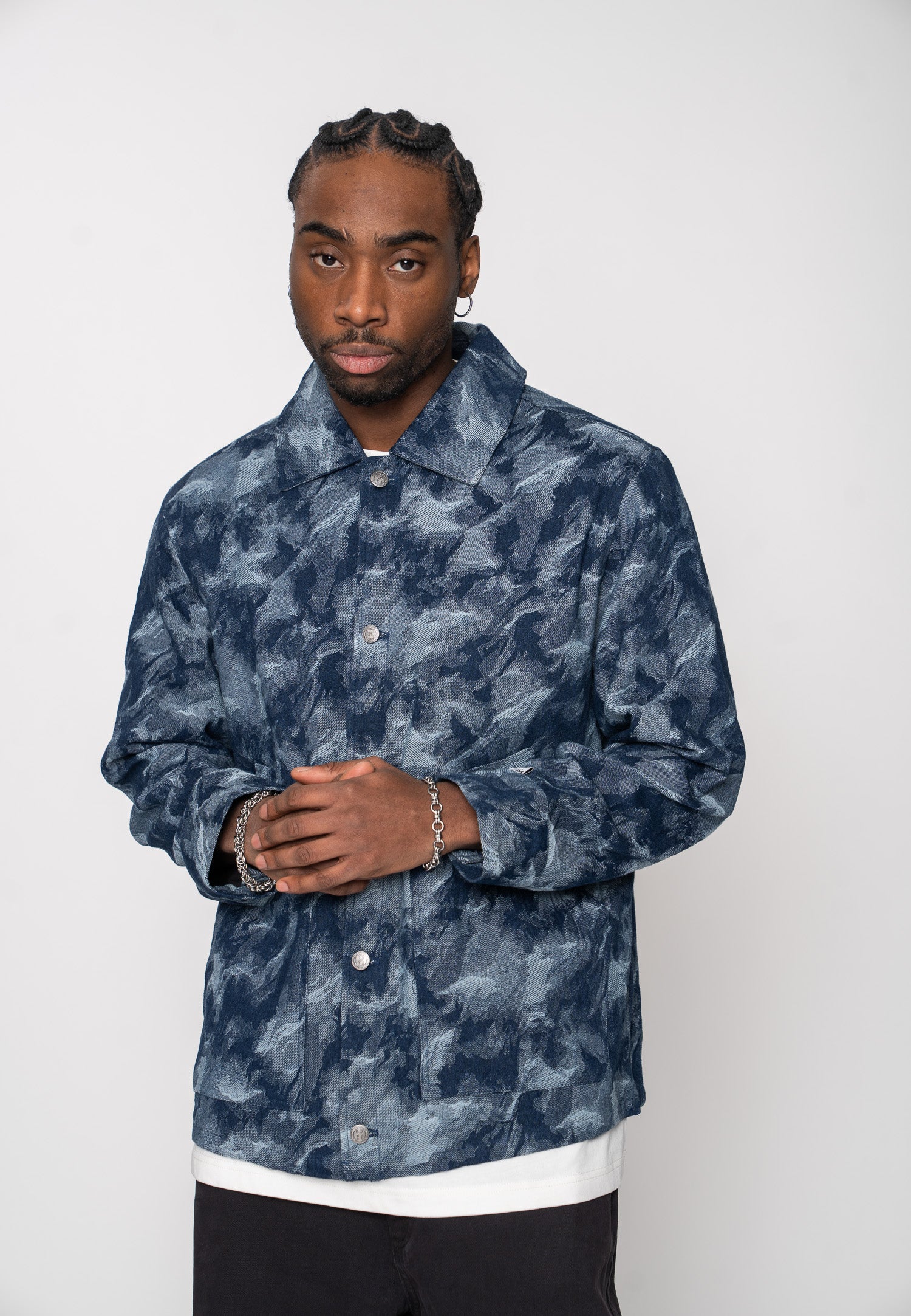 Multiply Apparel Worker Jacket RIPPLE Midnight Navy – weitere Ansicht 5