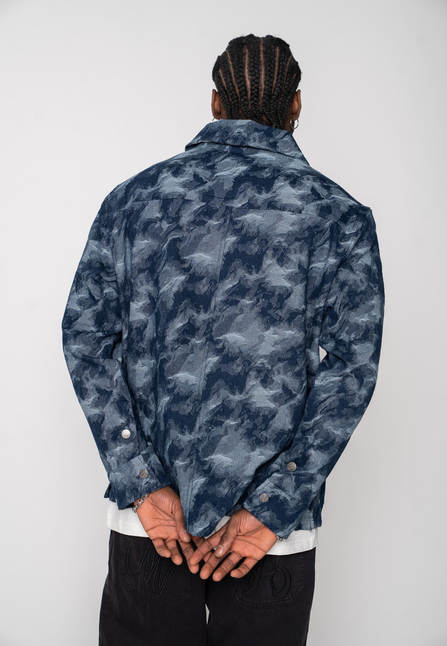 Multiply Apparel Worker Jacket RIPPLE Midnight Navy – weitere Ansicht 4