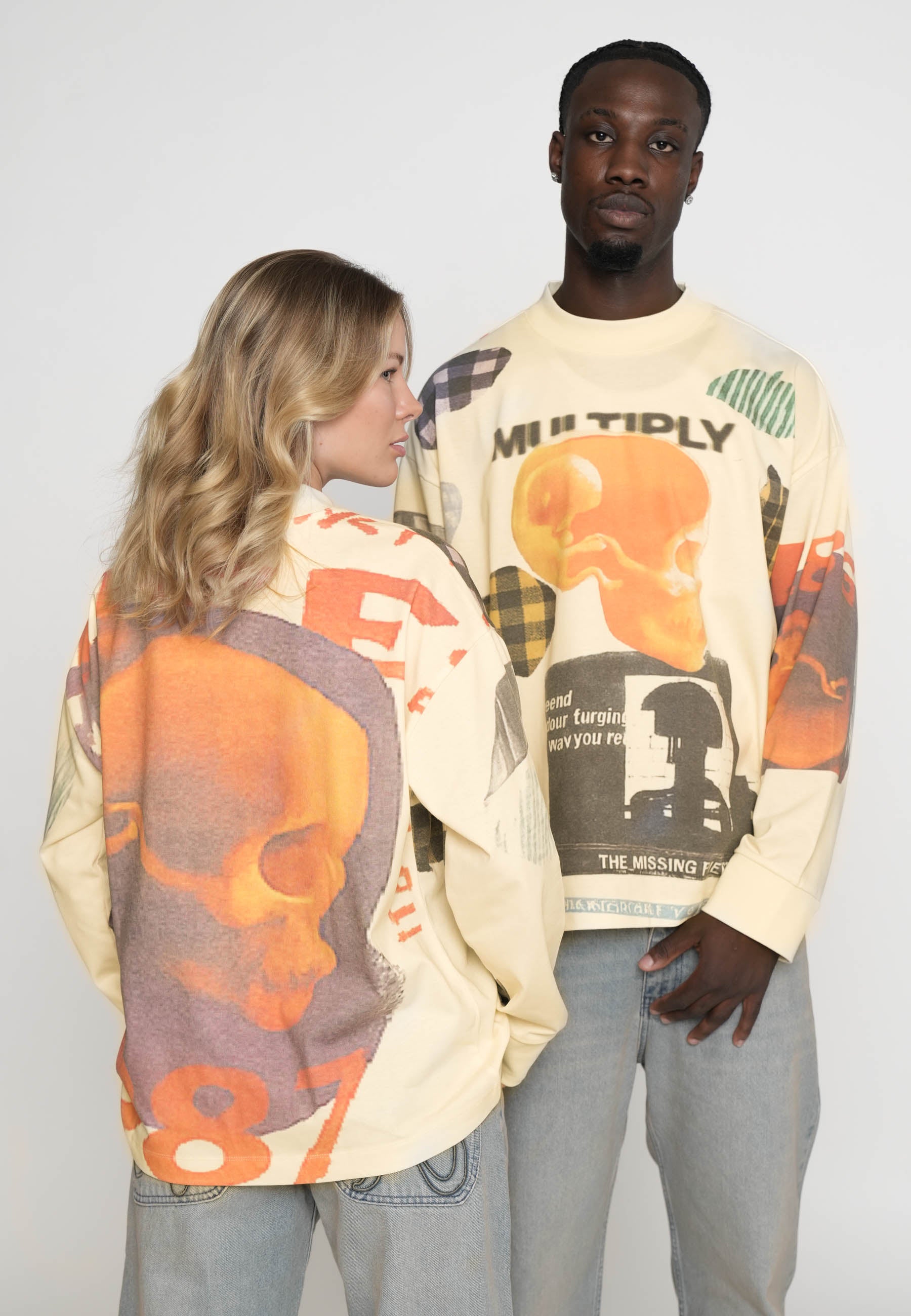 Oversize Longsleeve QUILT Cloud Cream