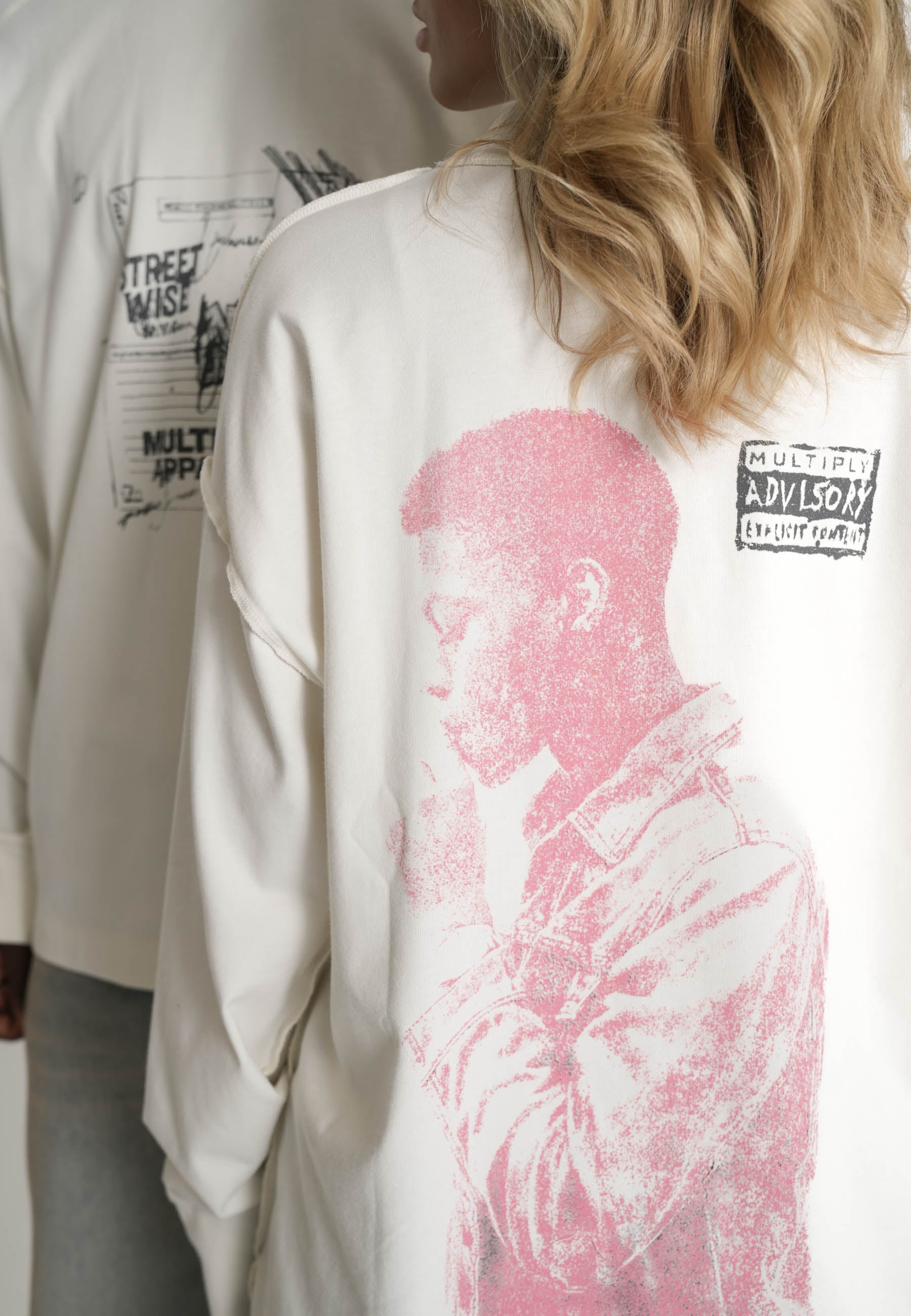 Oversize Longsleeve T-shirt STREET WISE Vasporous Gray