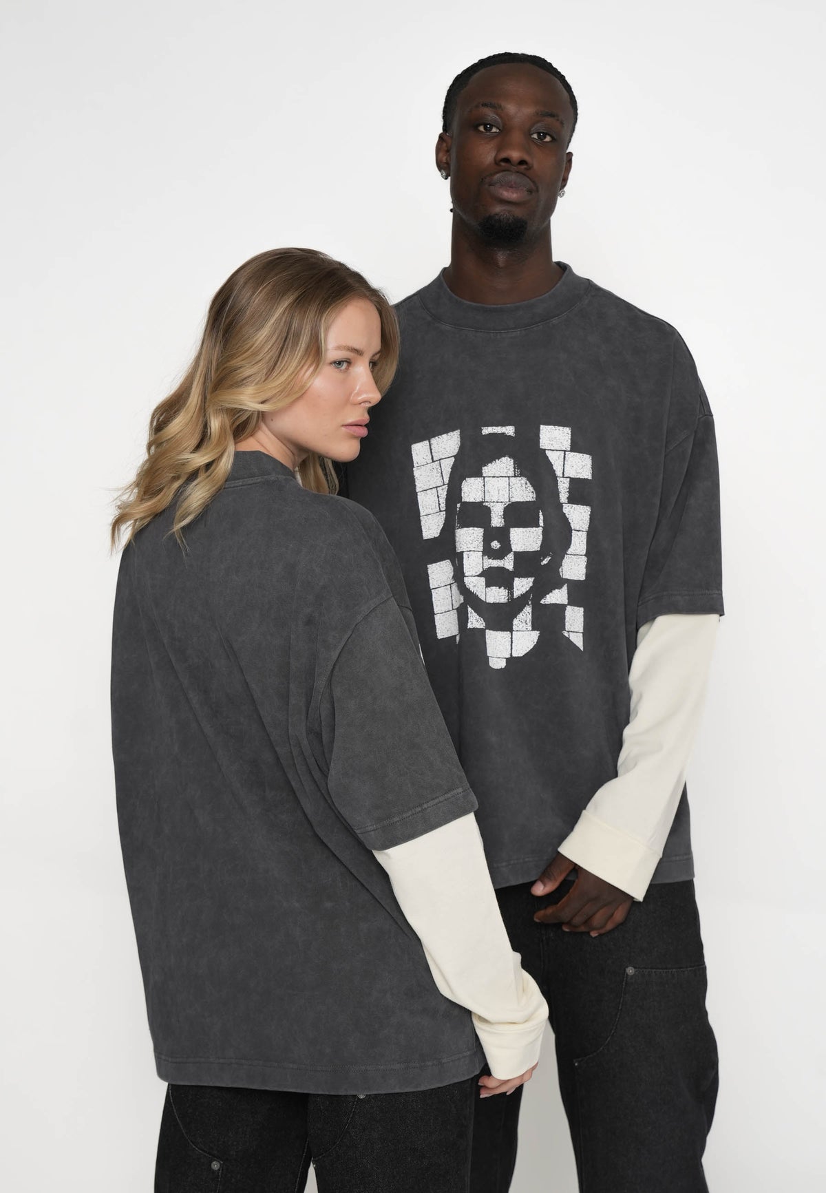 Oversize Longsleeve T-shirt VISAGE Cloud Cream