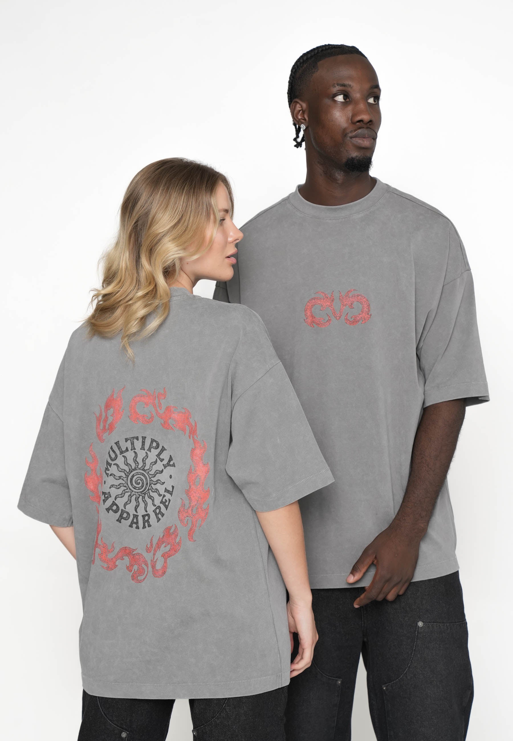 Oversize T-shirt CELTIC Gargoyle washed