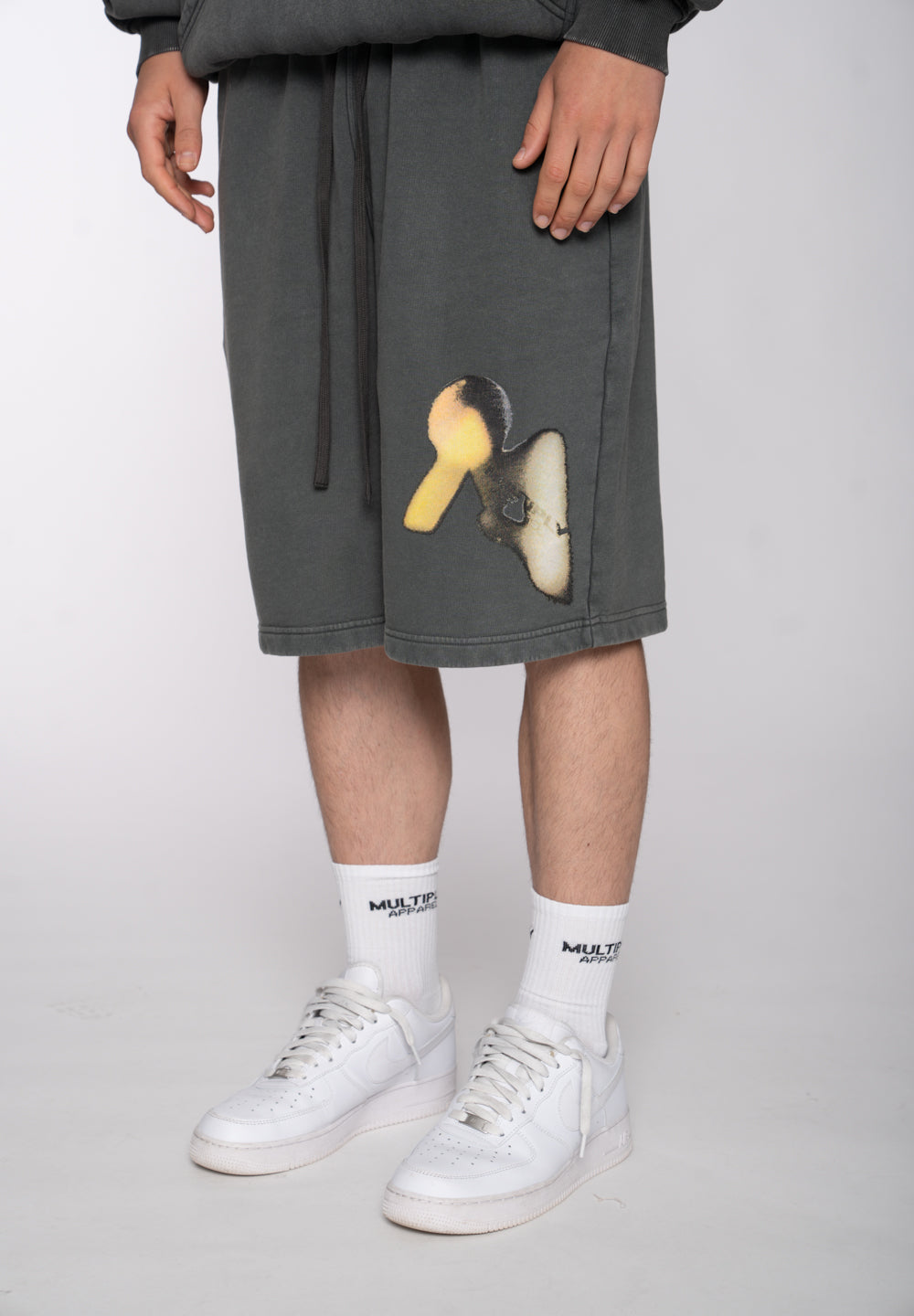 Multiply Apparel Oversize Shorts LIMELIGHT Phantom Washed – weitere Ansicht 3