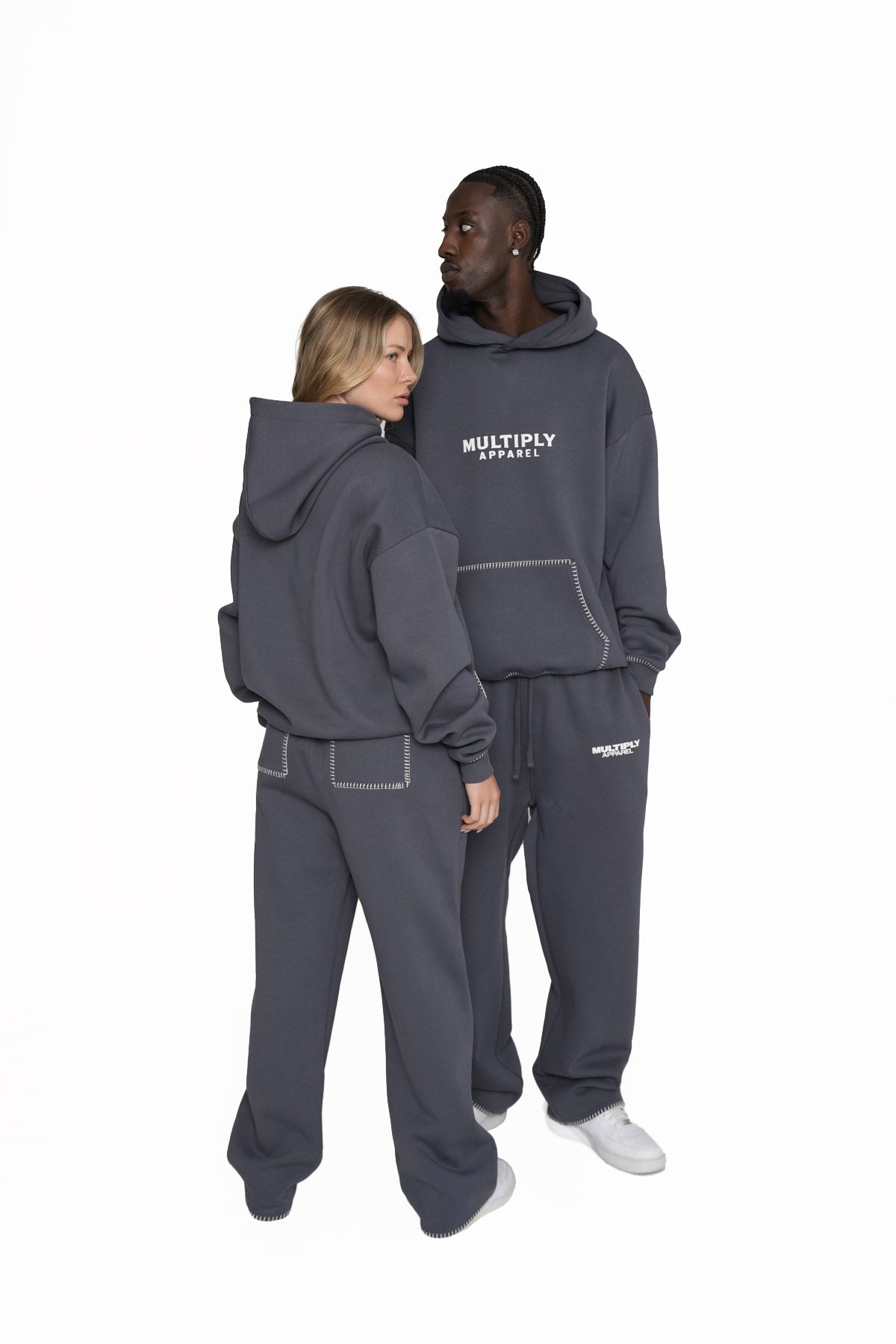 Oversize Joggers BRODERIE Odyssey Gray