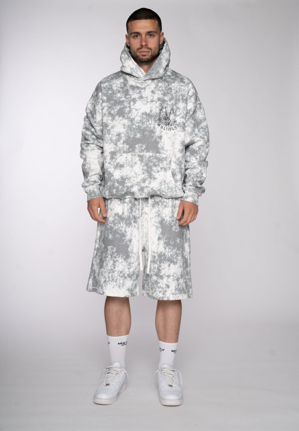 Multiply Apparel Oversize Hoodie PEACE OUT Cloud Dancer – weitere Ansicht 2