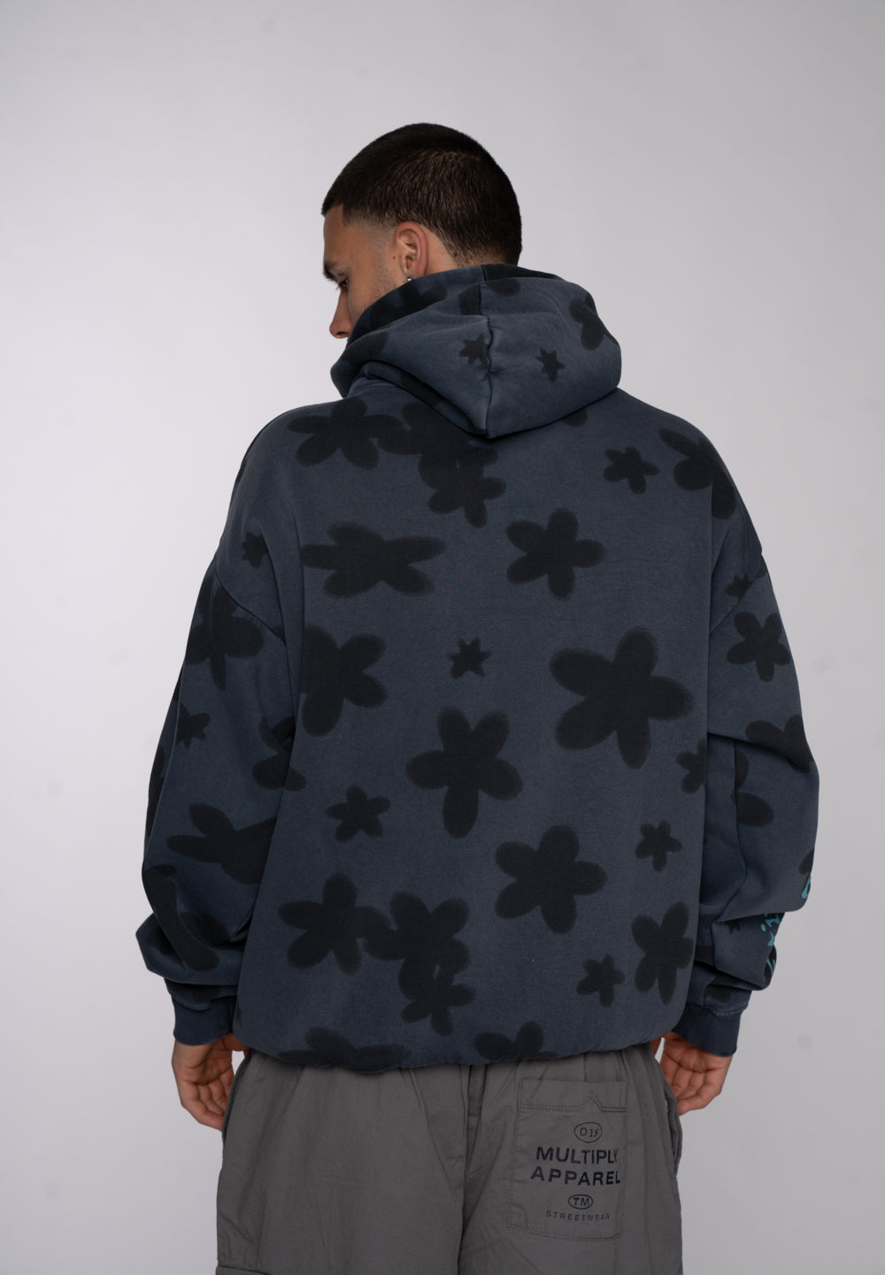 Multiply Apparel Oversize Hoodie PURE SPIRIT Odyssey Gray – weitere Ansicht 6