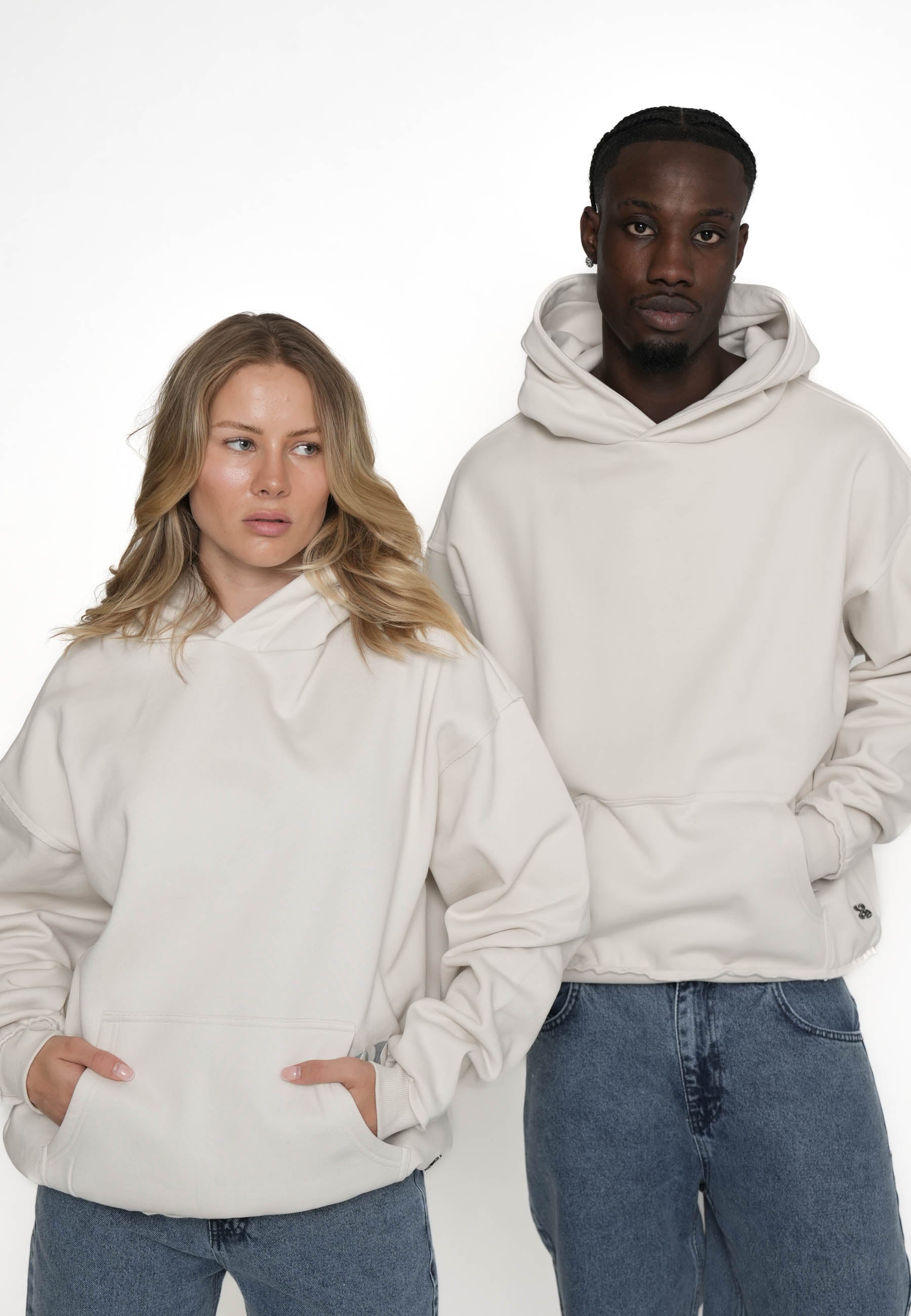 Oversize Hoodie WILD FIRE Vasporous Gray