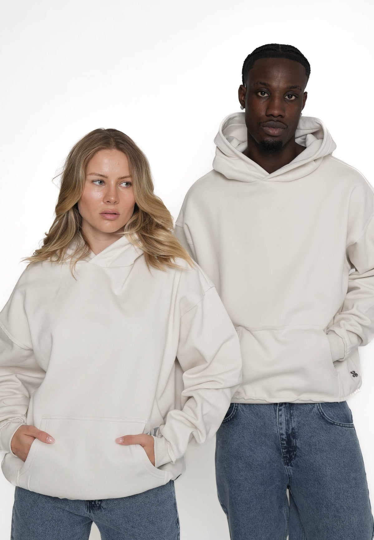 Oversize Hoodie WILD FIRE Vaporous Gray
