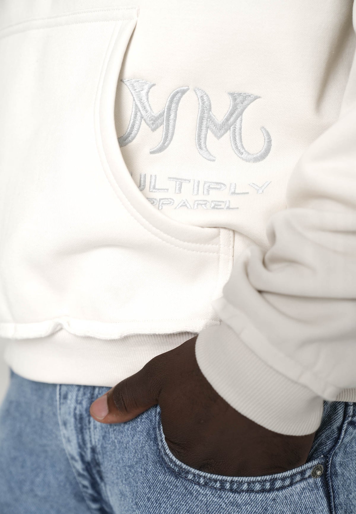 Oversize Hoodie WILD FIRE Vaporous Gray