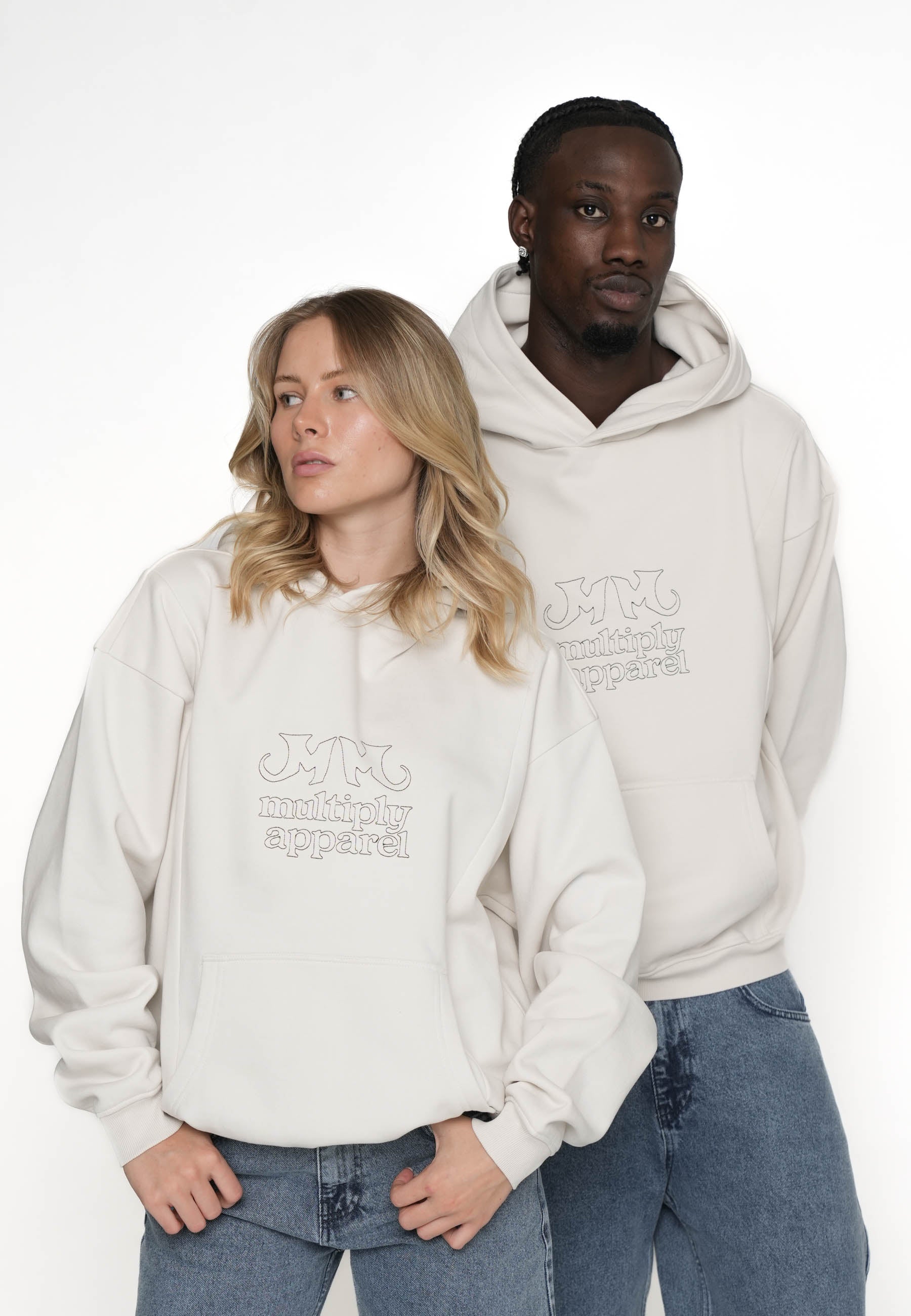Multiply Apparel Oversize Hoodie CRAFT FAIR Vasporous Gray – weitere Ansicht 5