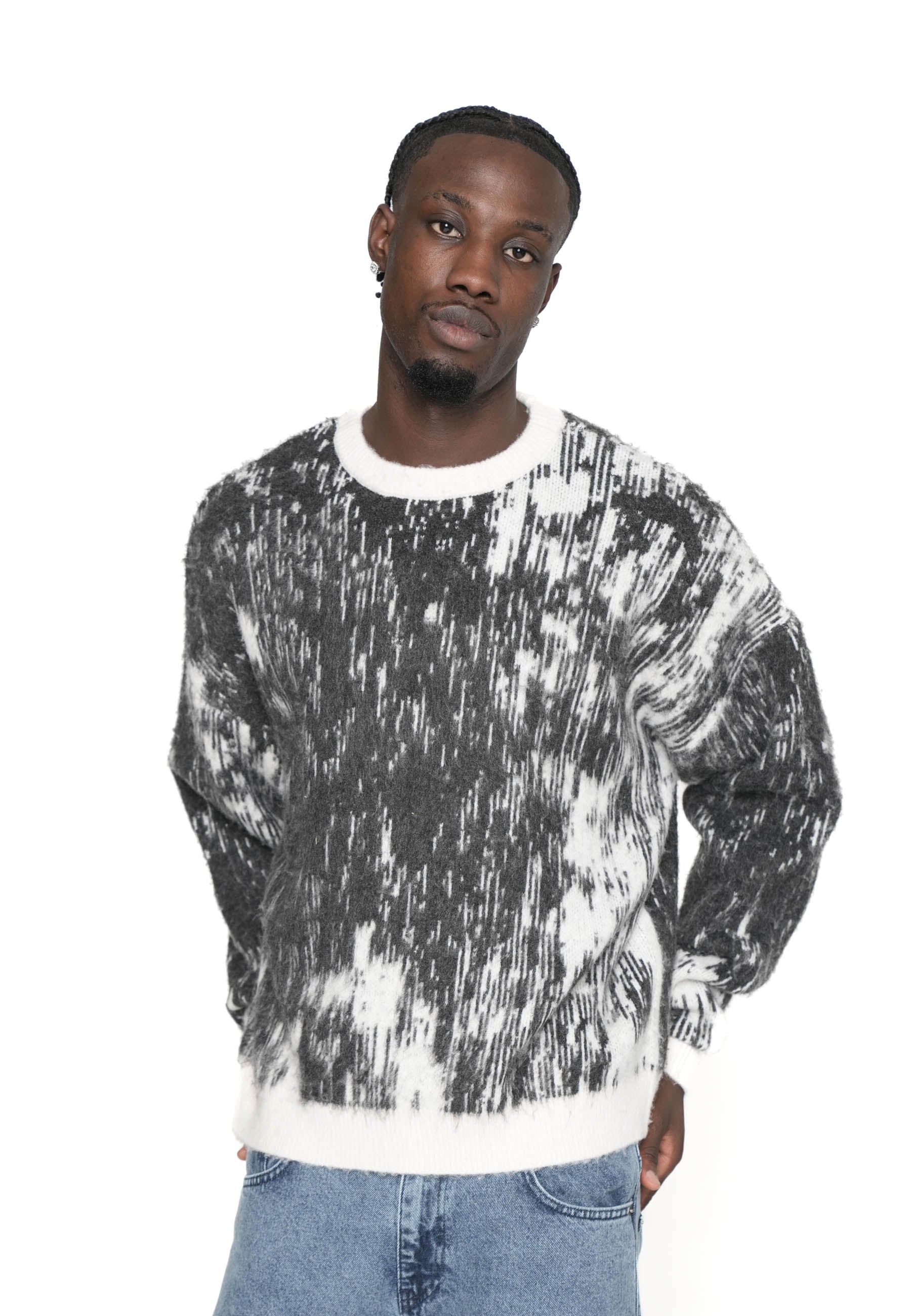 Oversize Sweatshirt BATTLEFIELD Black olive