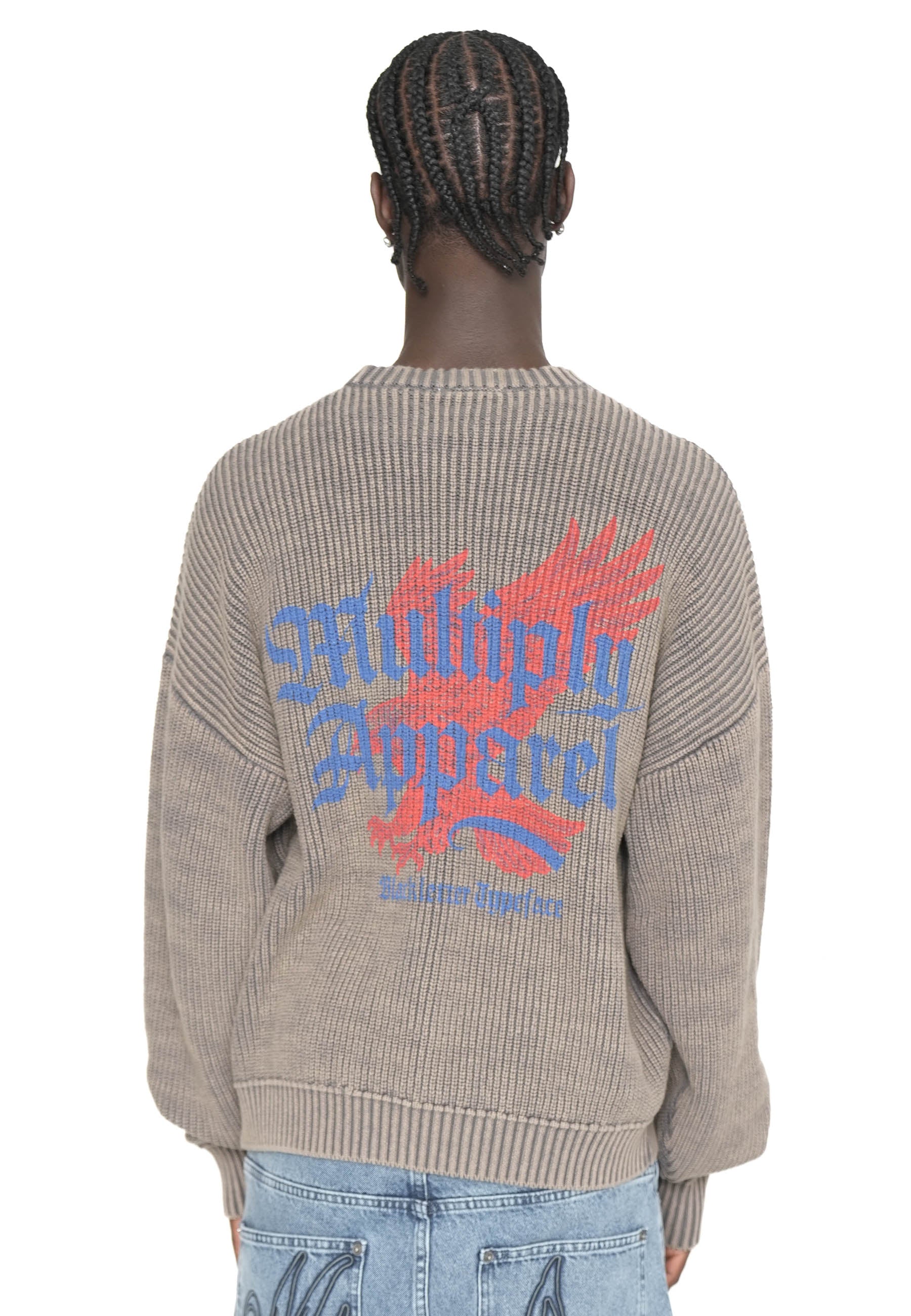 Multiply Apparel Oversize Sweatshirt COLD BREW Gargoyle – weitere Ansicht 2
