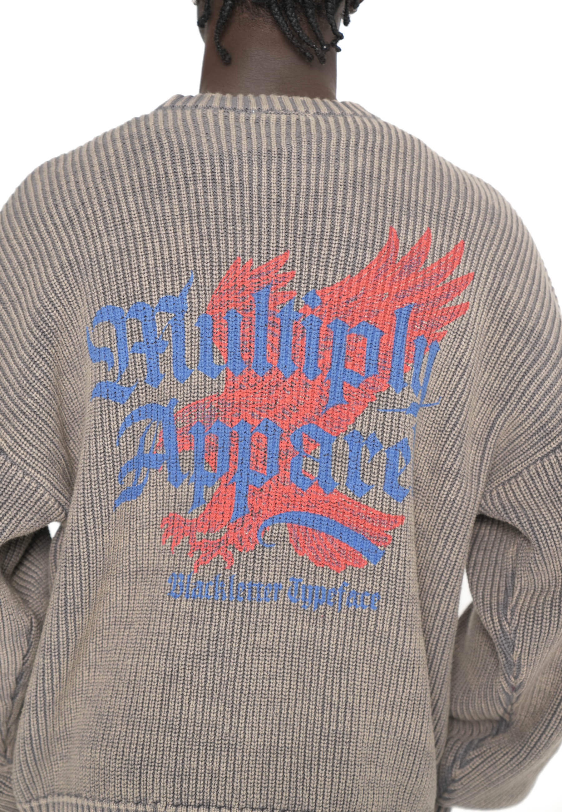 Oversize Sweatshirt COLD BREW Gargoyle