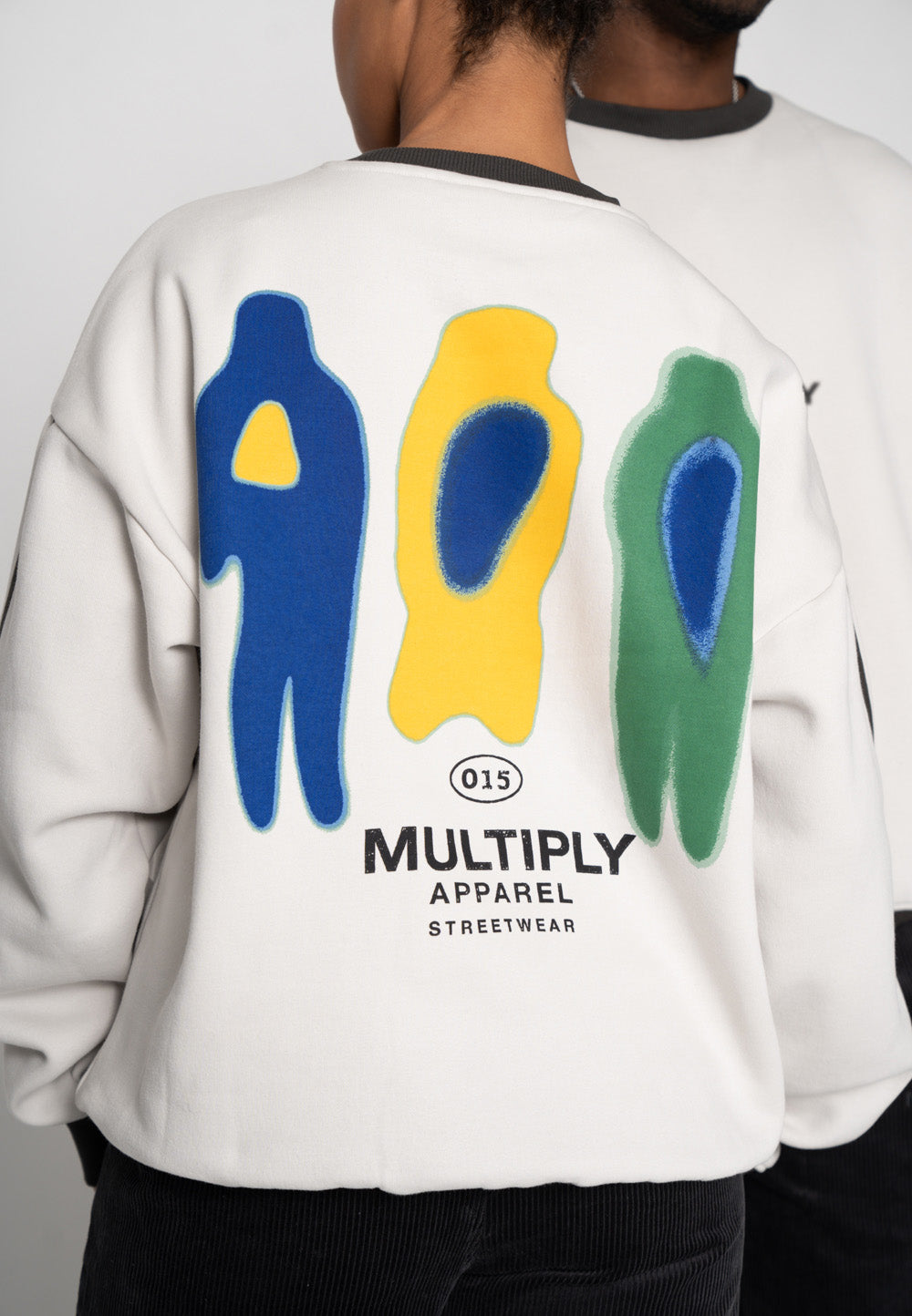 Oversize Sweatshirt HEAT MAP Glacier Gray