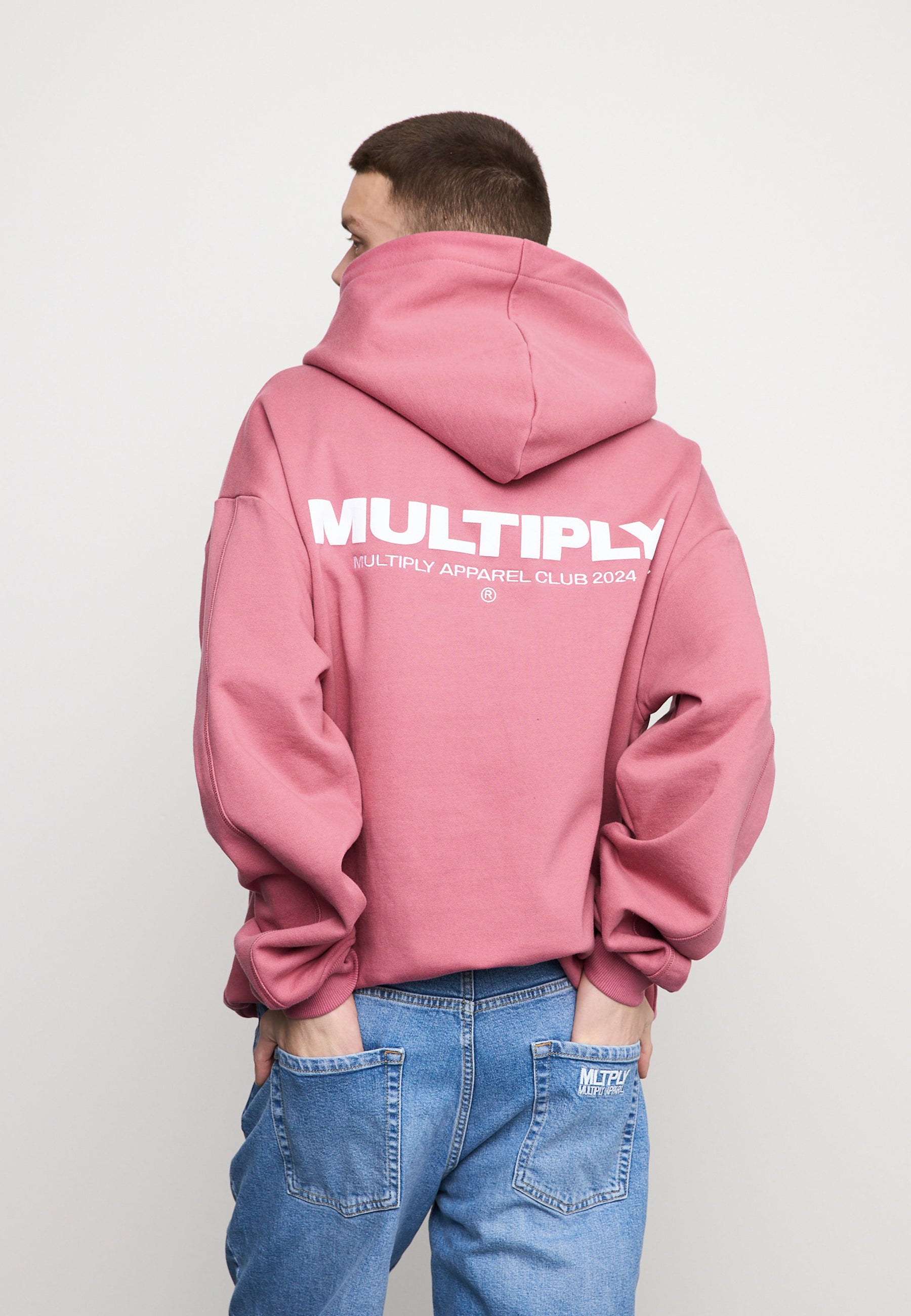 Oversize Hoodie MULTIPLY Rose Wine