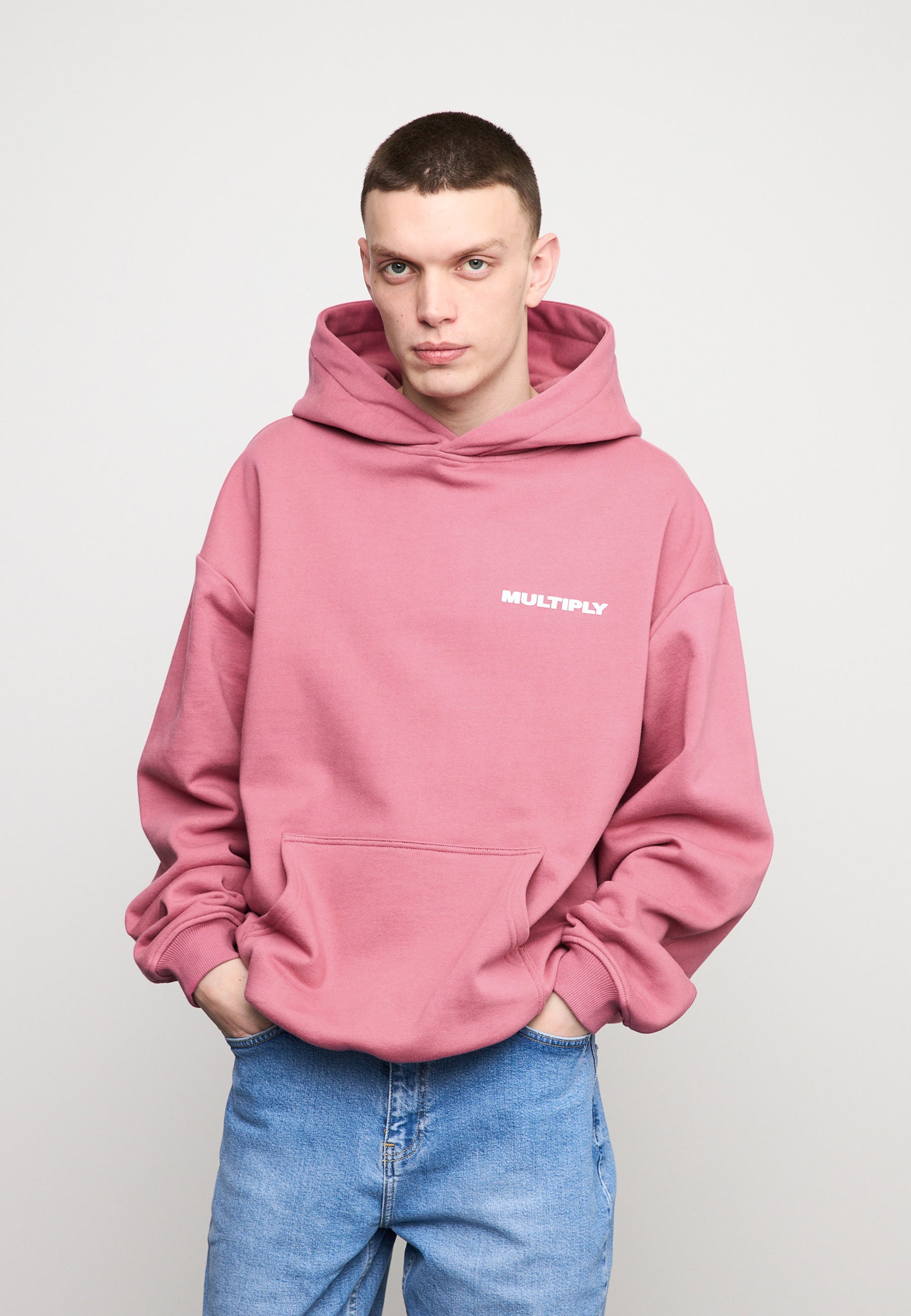 Oversize Hoodie MULTIPLY Rose Wine