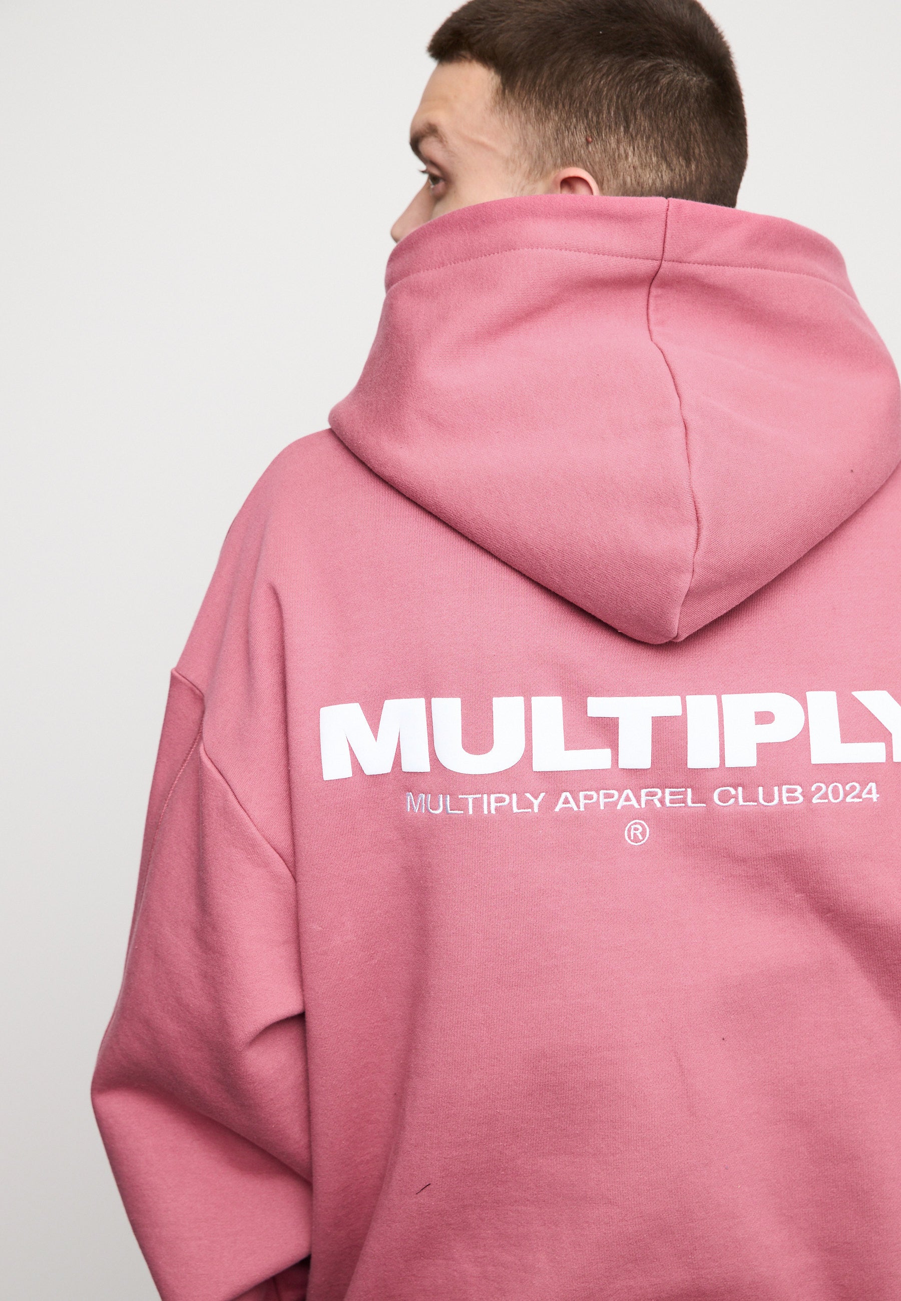 Oversize Hoodie MULTIPLY Rose Wine