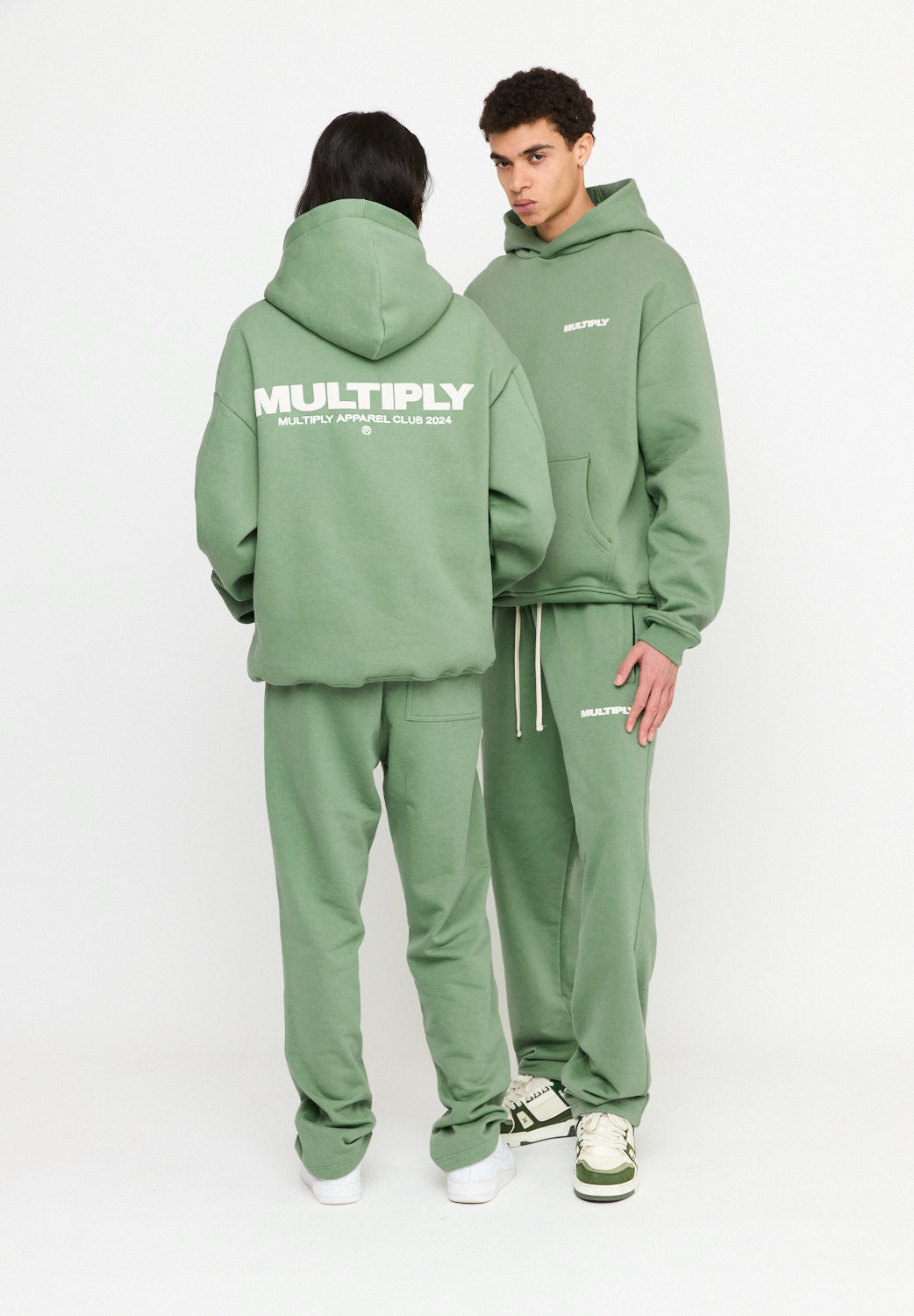 Oversize hoodie MULTIPLY Hedge Green