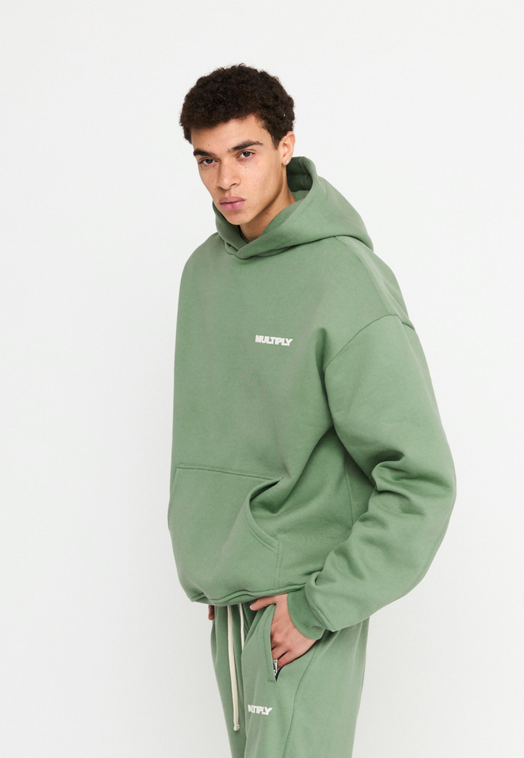 Oversize Hoodie MULTIPLY Hedge Green