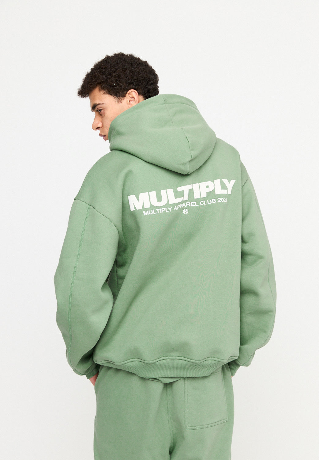 Oversize hoodie MULTIPLY Hedge Green