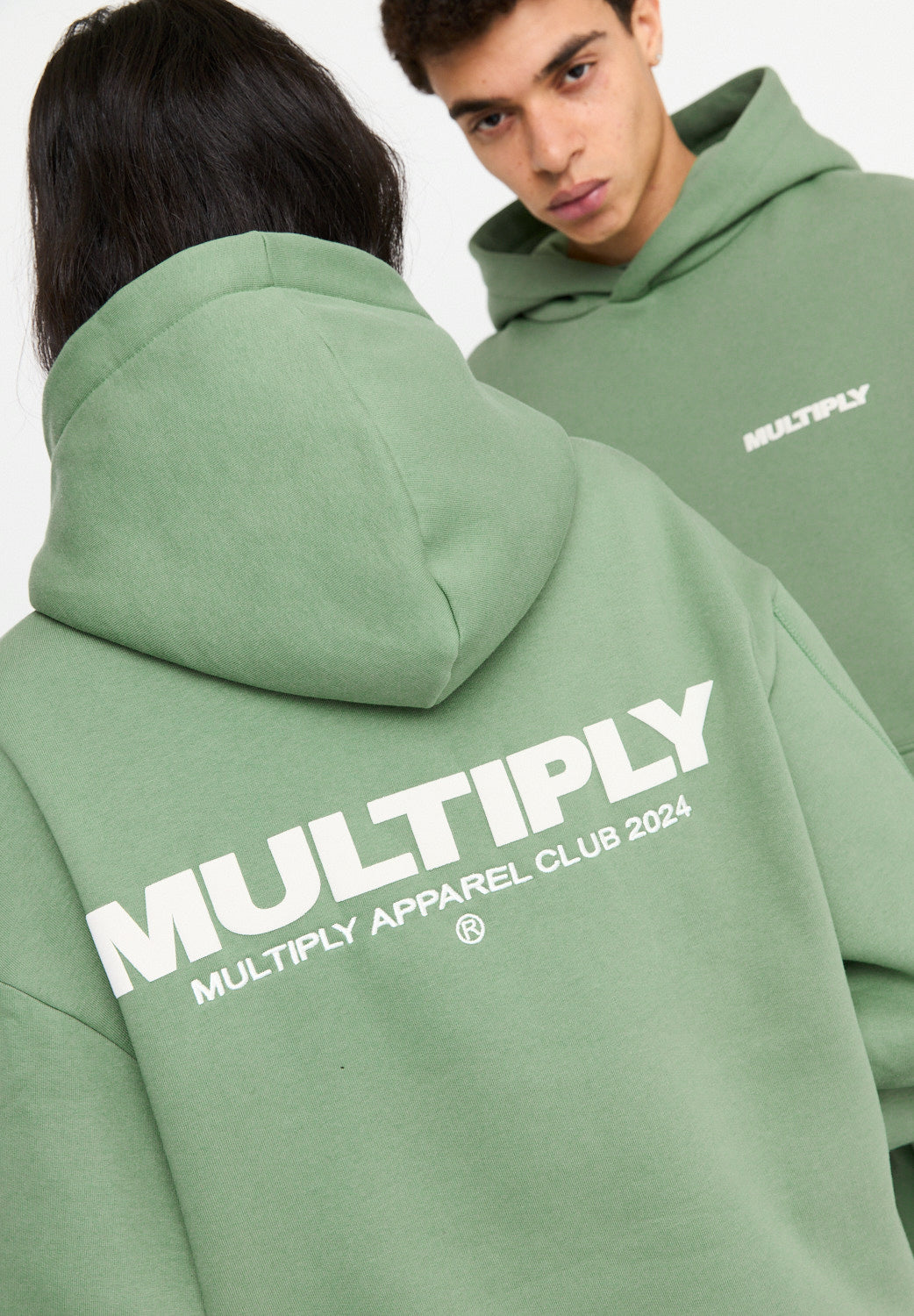 Oversize Hoodie MULTIPLY Hedge Green