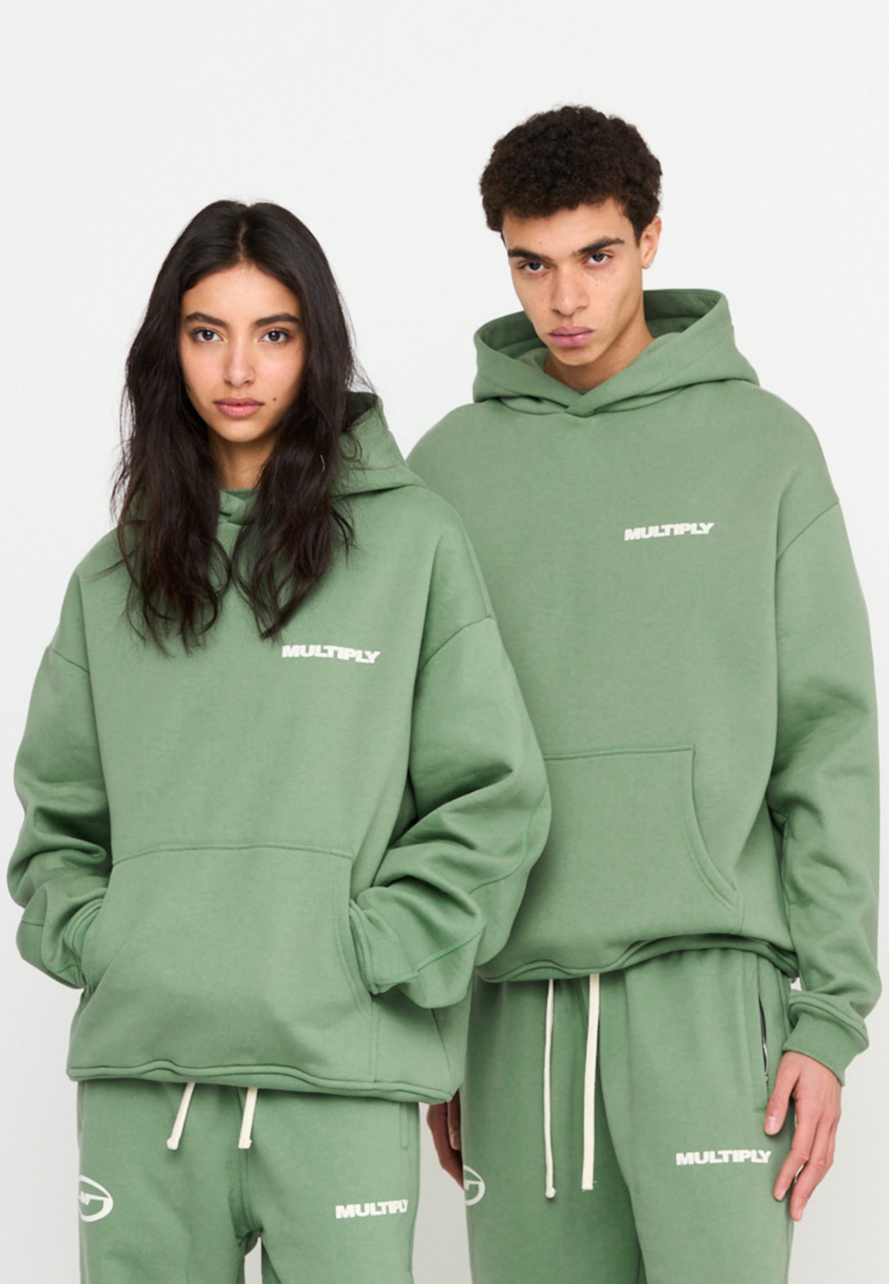 Oversize Hoodie MULTIPLY Hedge Green