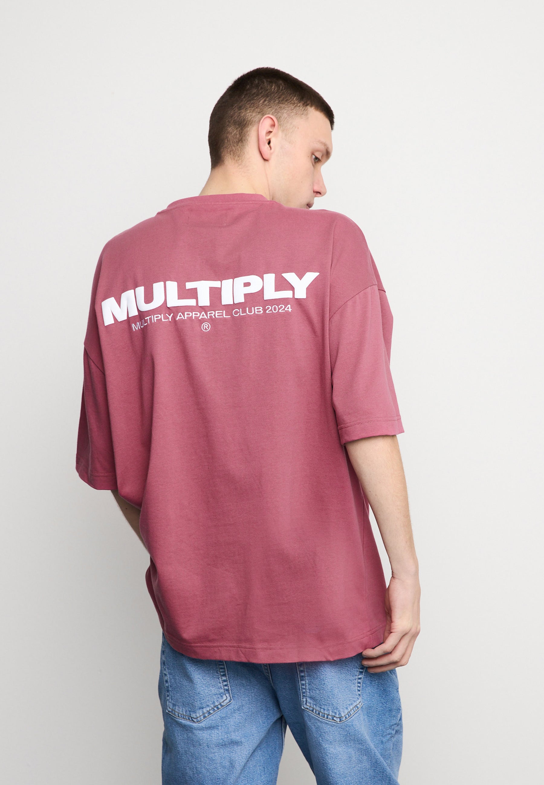 Oversize T-Shirt MULTIPLY Rose Wine