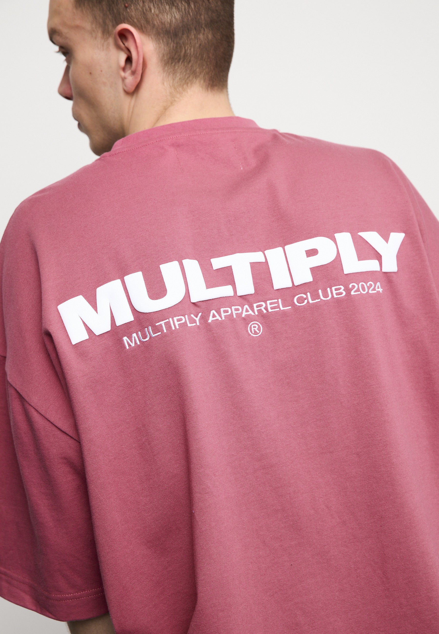 Oversize T-Shirt MULTIPLY Rose Wine