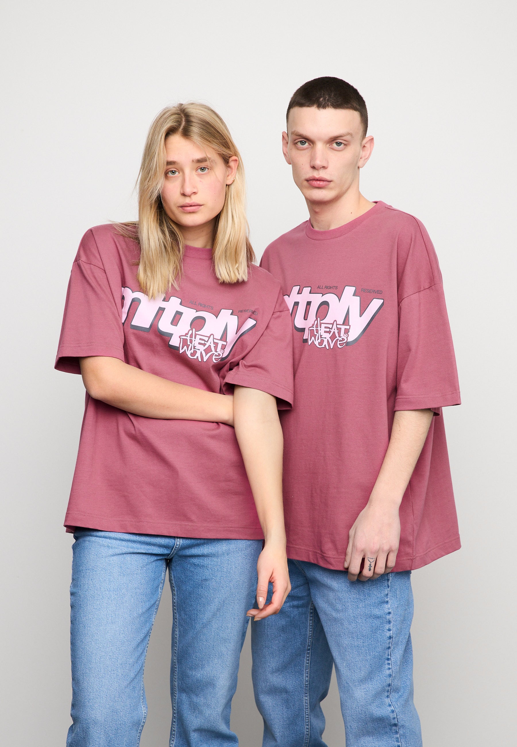 Multiply Spparel Oversize T-Shirt CLIMATE Rose Wine