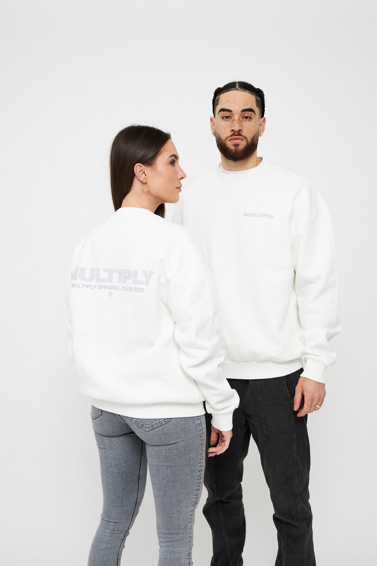 Oversize Sweatshirt MULTIPLY Off White