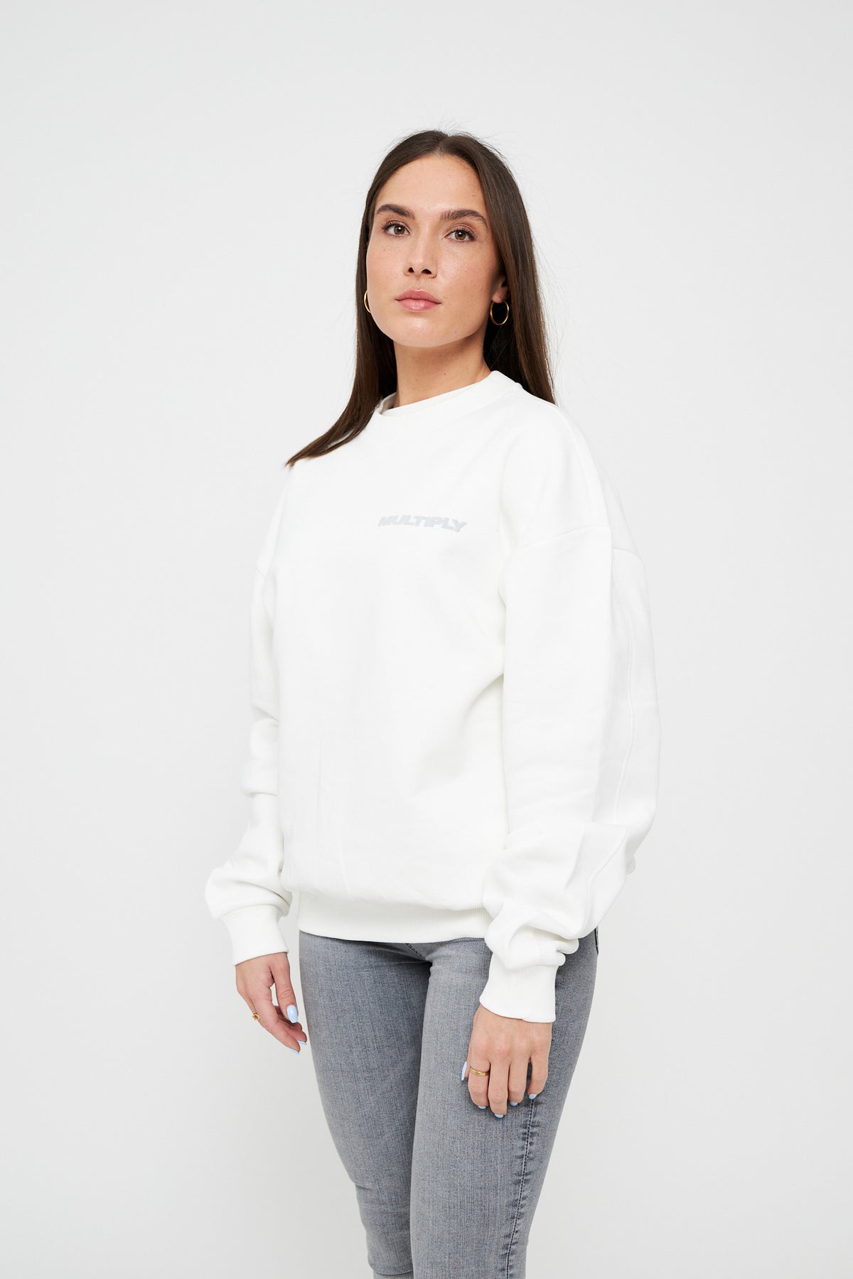 Oversize Sweatshirt MULTIPLY Off White