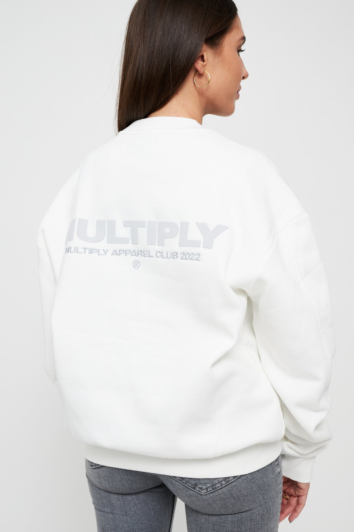 Oversize Sweatshirt MULTIPLY Off White